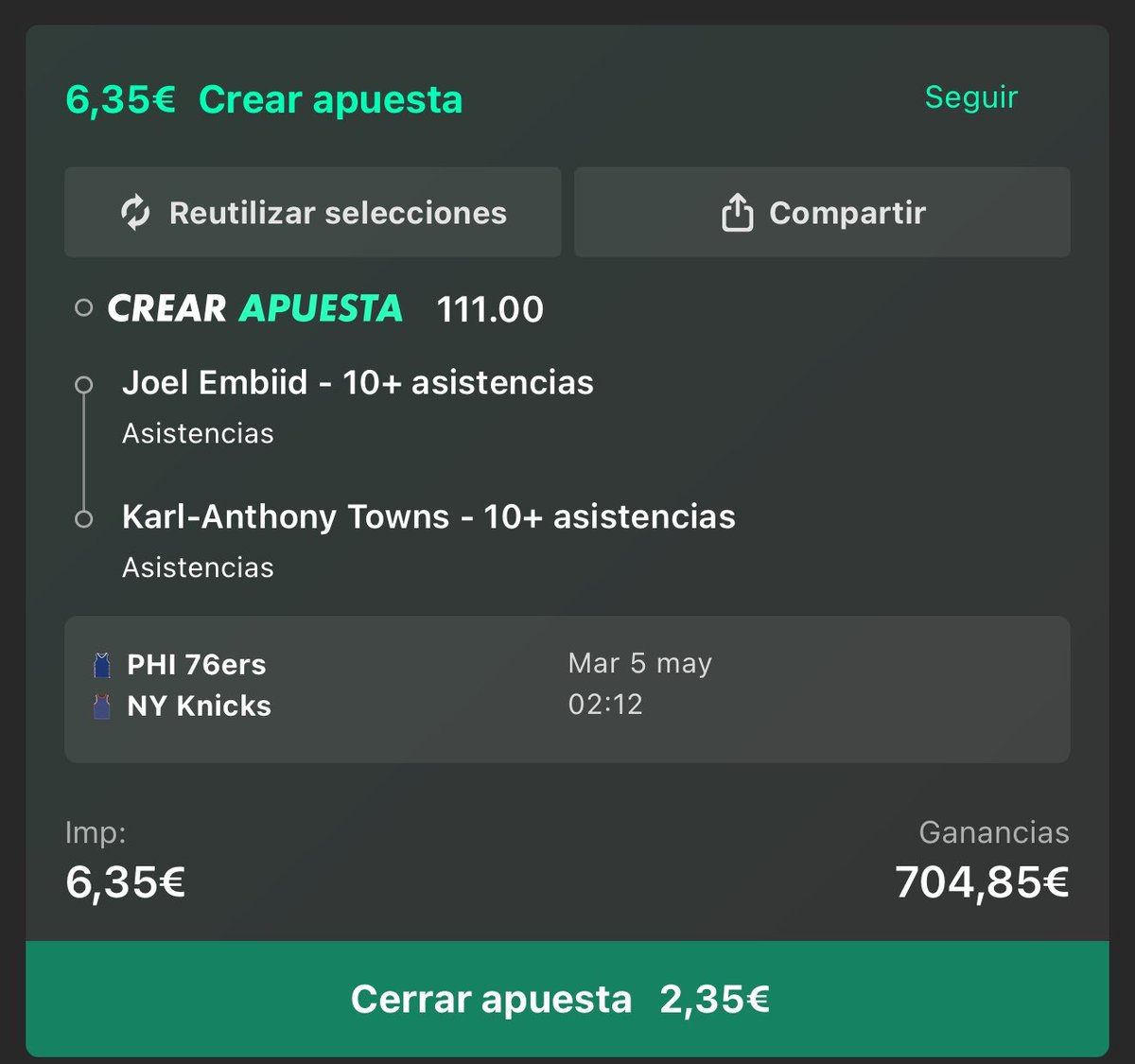 BK365_'s tweet photo. @MOHAMARRADI Al tontoron , embid y karl me dieron 990€ la última vez 😅😅 https://t.co/Zb1tO3ZMqm