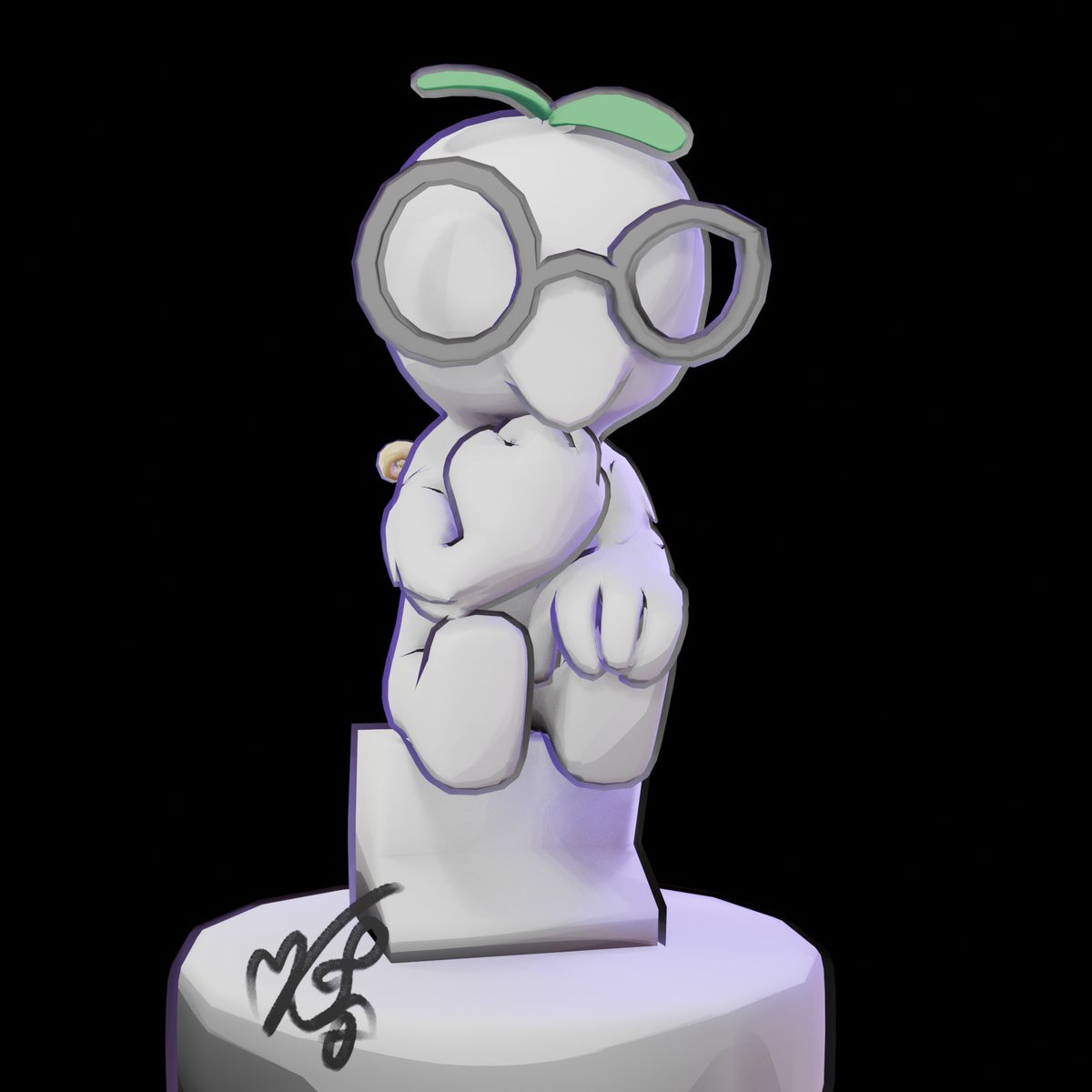 Mikt0ne's tweet image. Mr.Plooy low poly render 🌱
#3d #art #artist #artwork