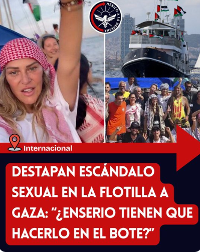 Así que la flotilla de ayuda humanitaria a Gaza fue solo una excusa para orgías de sexo y seguro drogas.