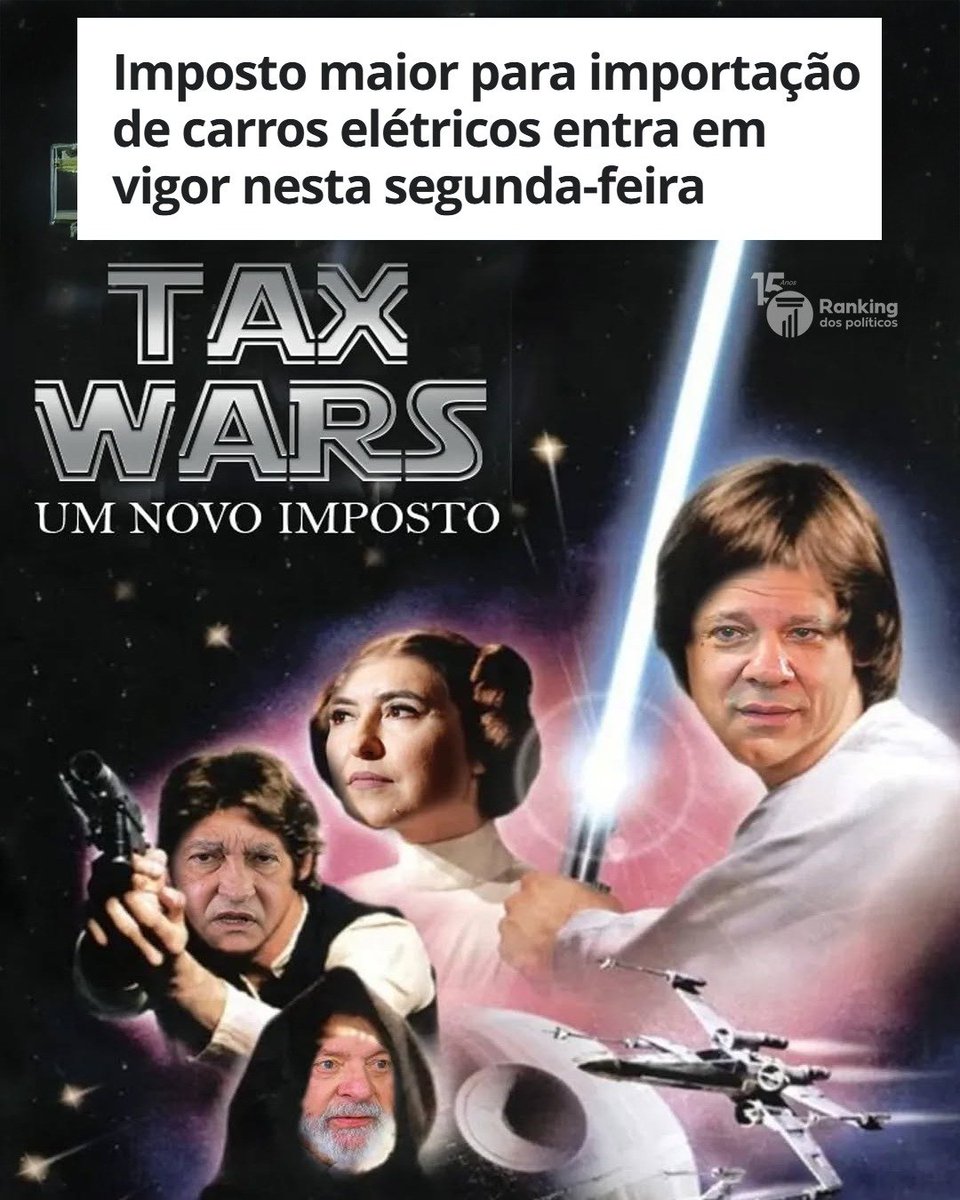 Ranking dos Políticos tweet media