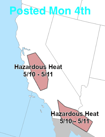 portofinor's tweet image. N. Ops🔥 Humidity in the teens by the weekend. Breezy north winds Sat. = elevated fire weather conditions in Sacramento Valley. Gusts between 15 and 25 mph.  Next week, models hinting at the potential for triple digit temperatures as ridging amplifies over the region.  #cawx