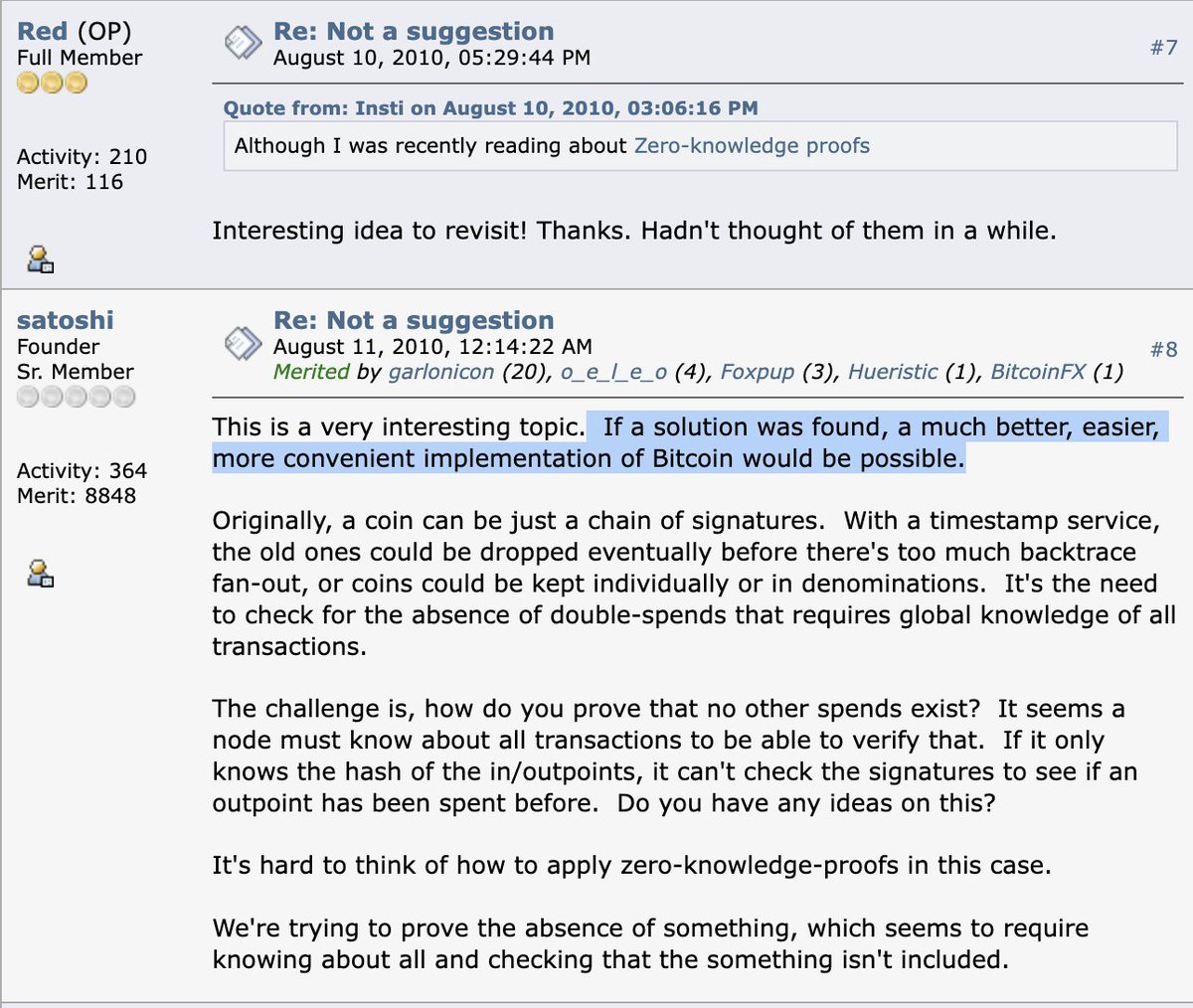 cypherpunk's tweet photo. @hosseeb @mert There's a sense in which you're right. There's a sense in which Satoshi's dream was Zcash https://t.co/XFGg1jrcGI