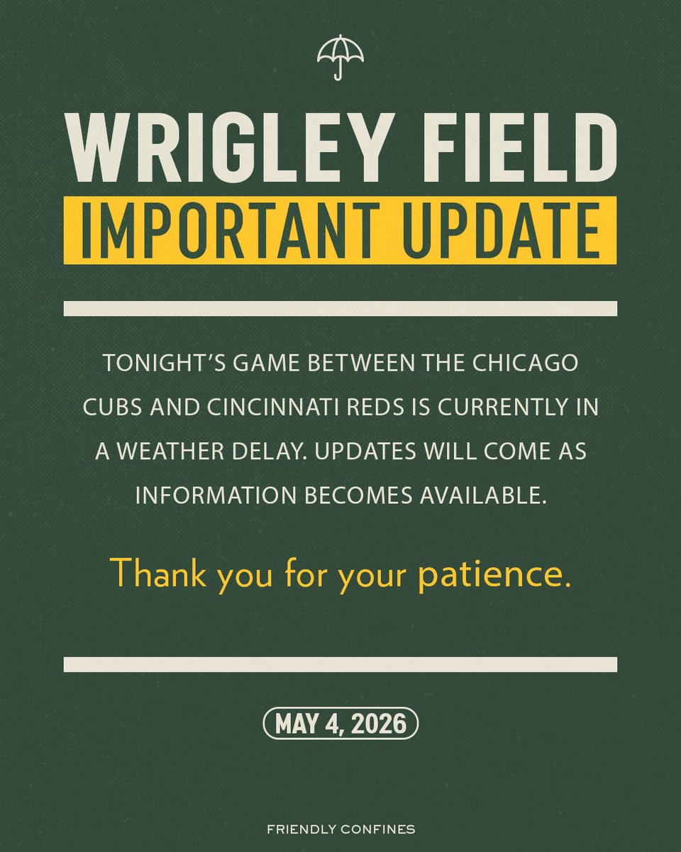 Wrigley Field tweet media