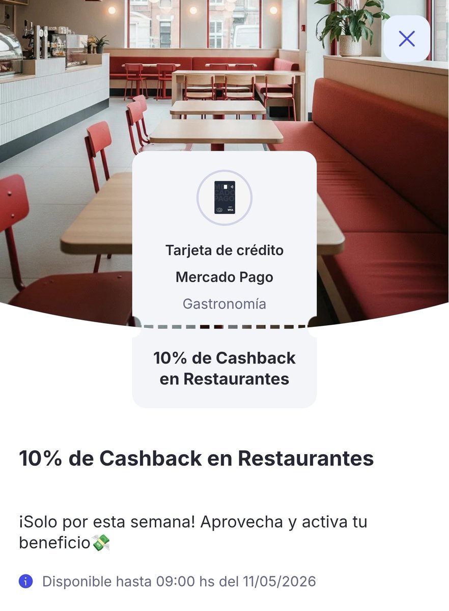 InversionesAld's tweet image. 🍕 #MercadoPago repite categoría para el 10% de cashback.

Parece que algo pasó con las tiendas de mascotas, pero regresó la bonificación en Restaurantes con la TDC.

Recuerden activarla en la app y el tope es de $200 pesitos.

💬 ¿Cómo les fue con esta promo?

#Cashback #TDC