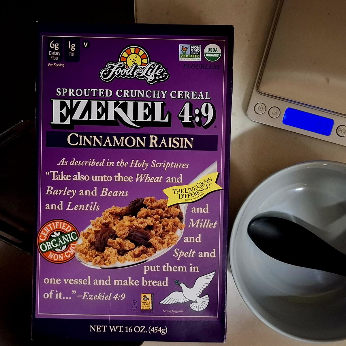 Ezekiel式 シリアル摂取プロトコル】 iherbで買ったシリアルを今日たべ