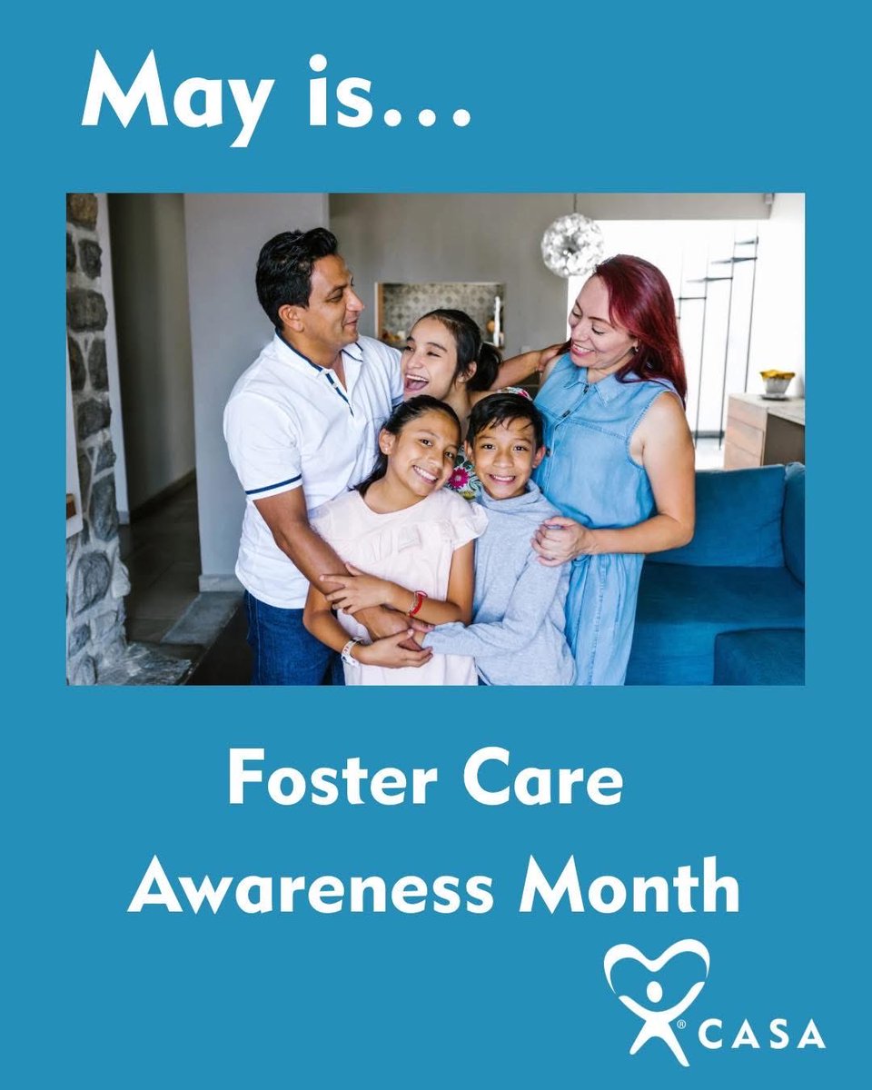 casasnr's tweet photo. At CASA of the Sabine Neches Region, we see the impact one caring adult can make in a child’s life. 💙

May is Foster Care Awareness Month. 💙
Every child deserves stability, support, and someone in their corner. Be the One!
Visit https://t.co/2v9AGe2Ovm https://t.co/Z6uZ2zTZA4