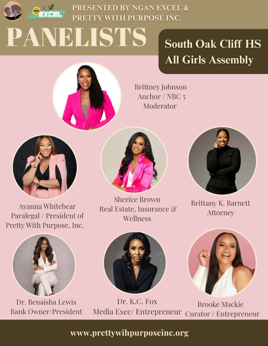 JennJones2Edu's tweet image. Huge Thanks to the all female panelist that stopped by @SOCHighSchool last week to pour into our girls. Our scholars truely enjoyed the messages. #GenerationalWealth Starts with Knowledge #CommunityMatters