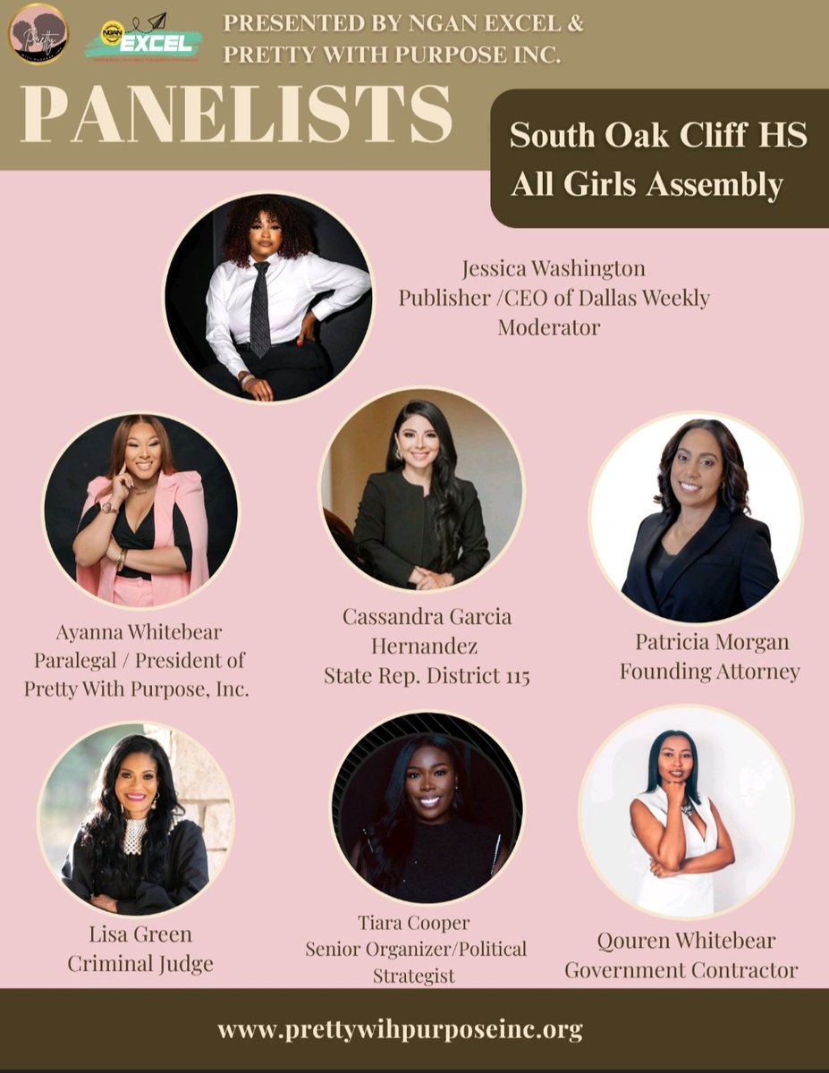 JennJones2Edu's tweet image. Huge Thanks to the all female panelist that stopped by @SOCHighSchool last week to pour into our girls. Our scholars truely enjoyed the messages. #GenerationalWealth Starts with Knowledge #CommunityMatters
