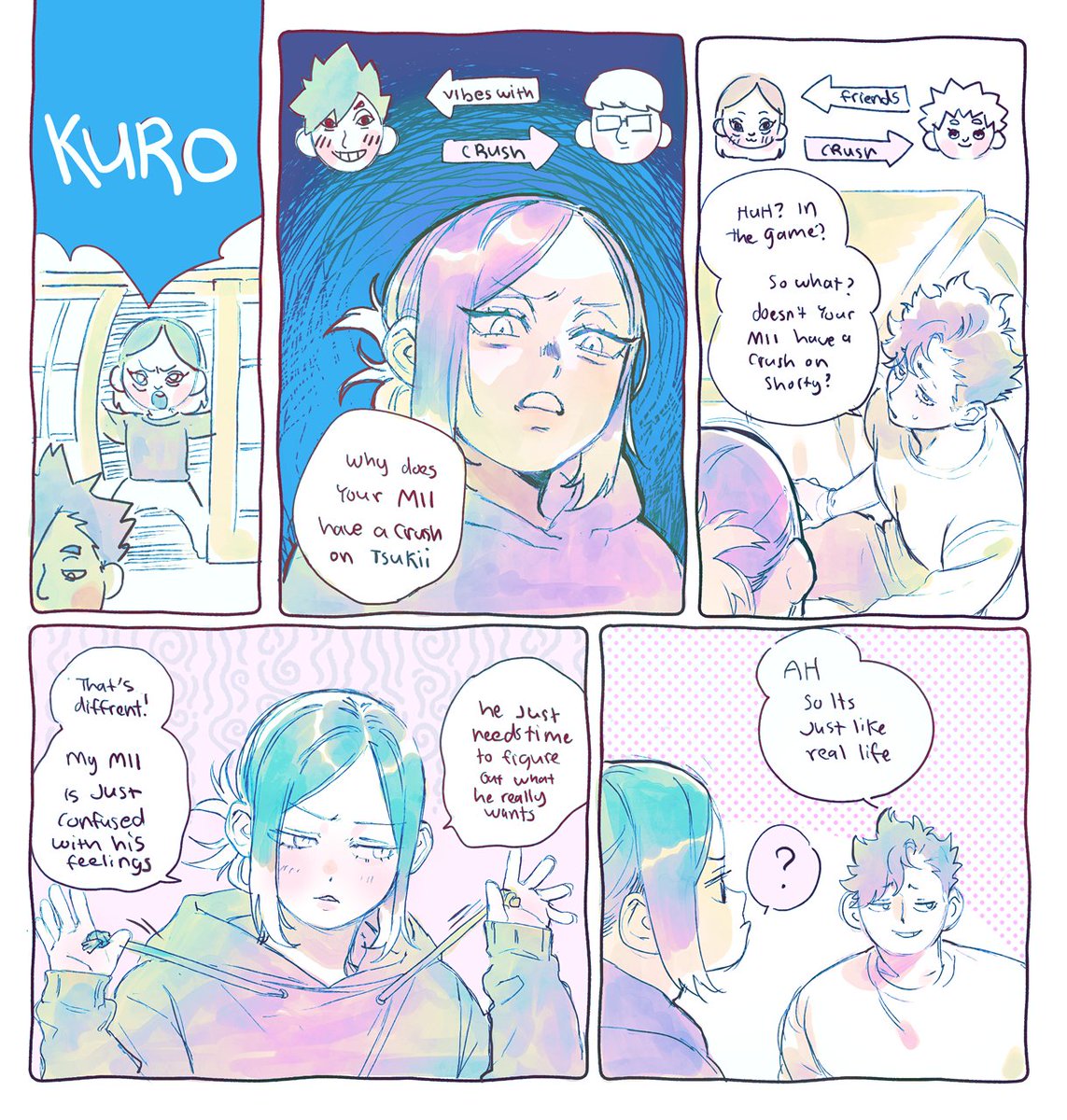 kenma plays tomodachi