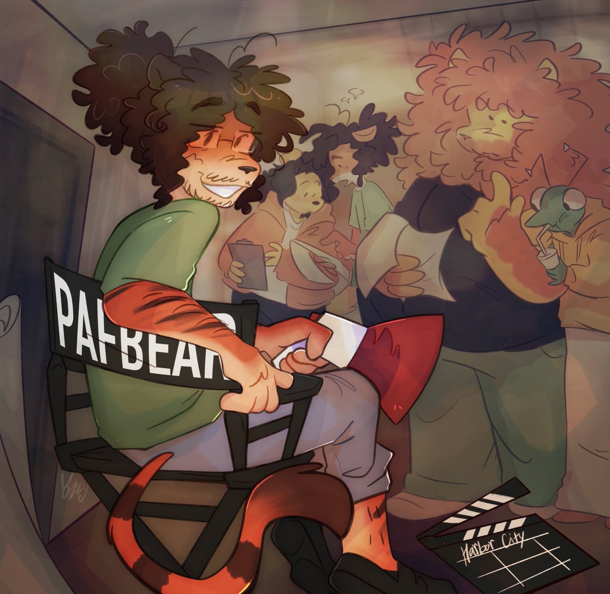 Bit of a belated bday gift for my dude <a href="/pafbarthedweeb/">pathbar ➡️anthrocon!!??</a>!!

Art by: <a href="/ozzmanian/">Ozzy !! (comms open)</a>