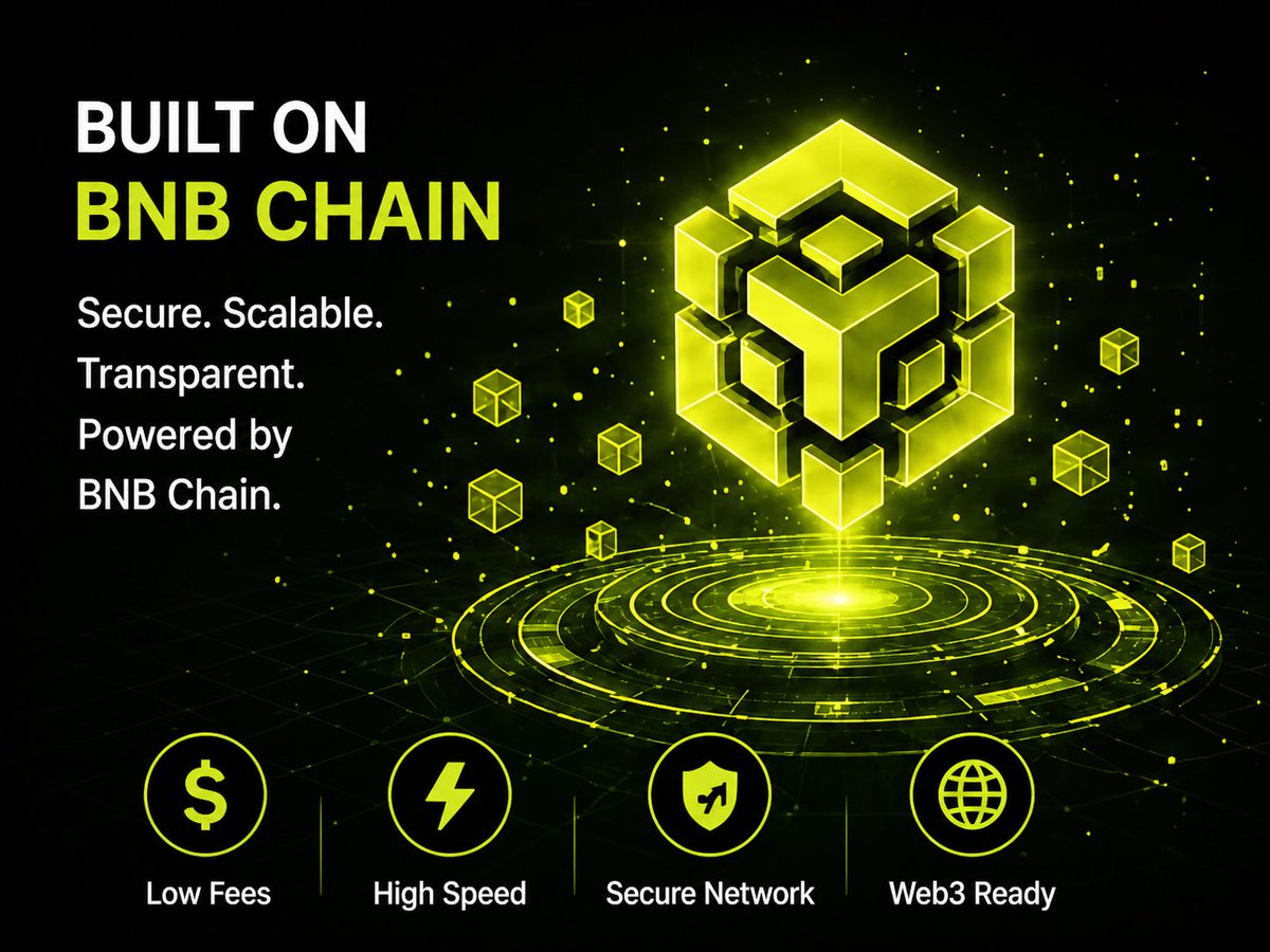 SMR990000's tweet photo. ⚡ Built on BNB Chain

Secure. Scalable. Transparent.
Powered for the next generation of Web3.

Low fees ⚡ High speed ⚡ Strong security ⚡ Web3 ready

#BNBChain #Web3 #Crypto #Blockchain https://t.co/1K5loakSam