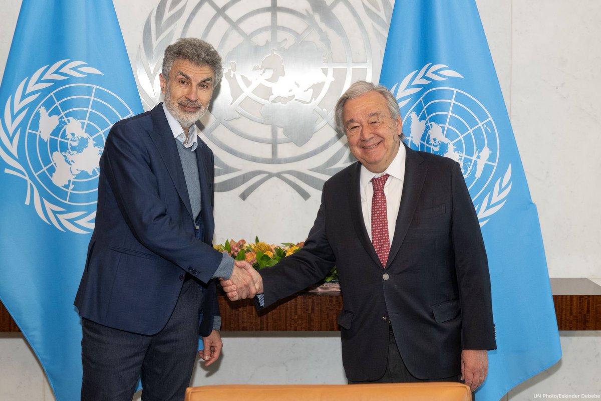António Guterres tweet media