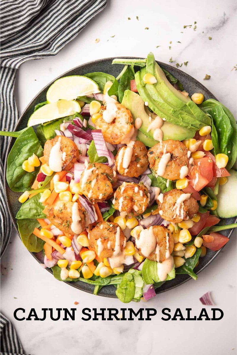 pepperbowl's tweet image. This Cajun Shrimp Salad recipe is a great way to enjoy spicy flavors in a light, refreshing meal, perfect for any day. 

➡️ pepperbowl.com/cajun-shrimp-s… 

#salad #tasty #homemade