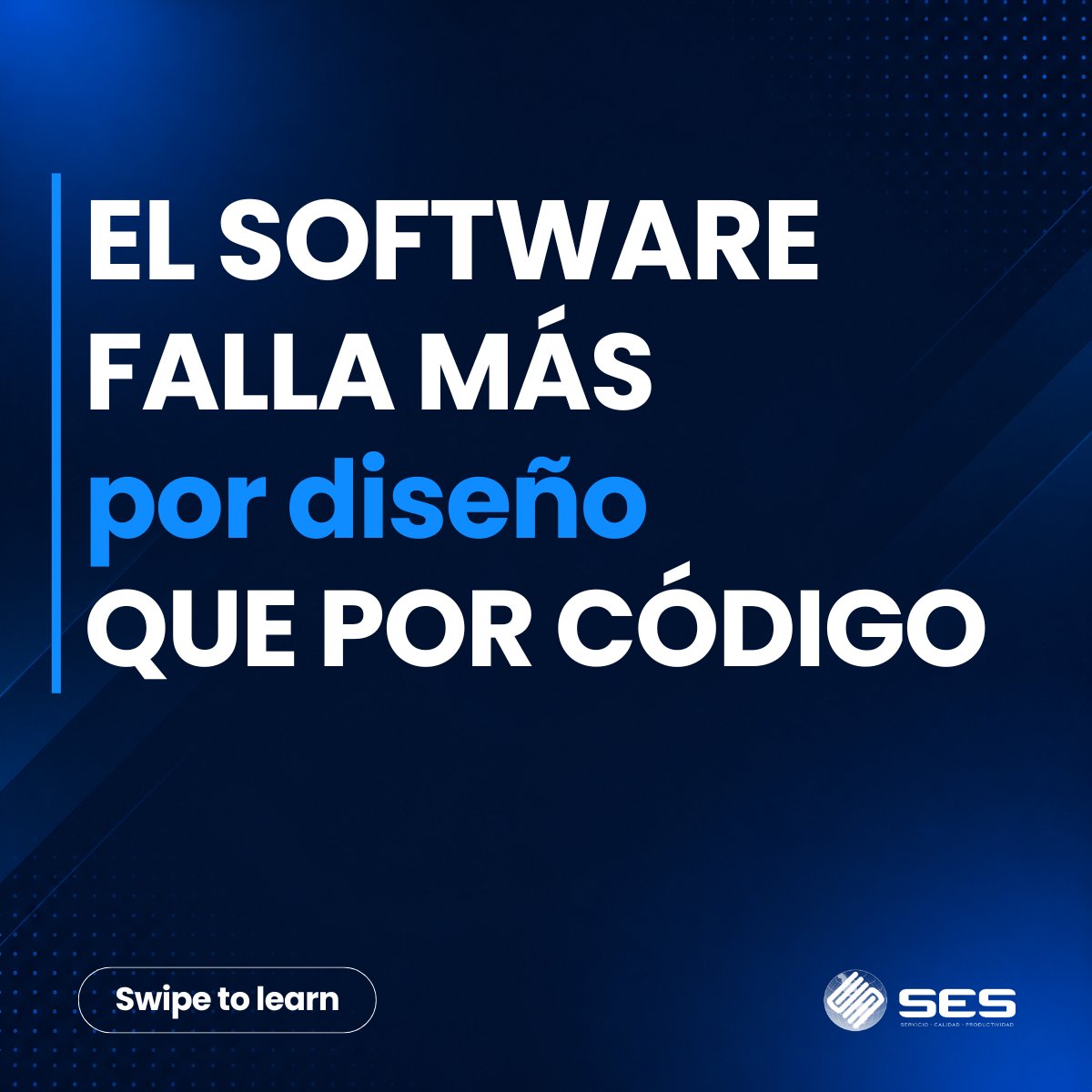sesitdigital's tweet image. El software no falla por código.
Falla por cómo fue pensado.

Si el diseño está mal, el sistema solo lo escala.

👉 Antes de construir, hay que entender: bit.ly/4oHolKK 

#TransformaciónDigital #Software #ERP #Tecnología #GestiónEmpresarial #Innovación #SES