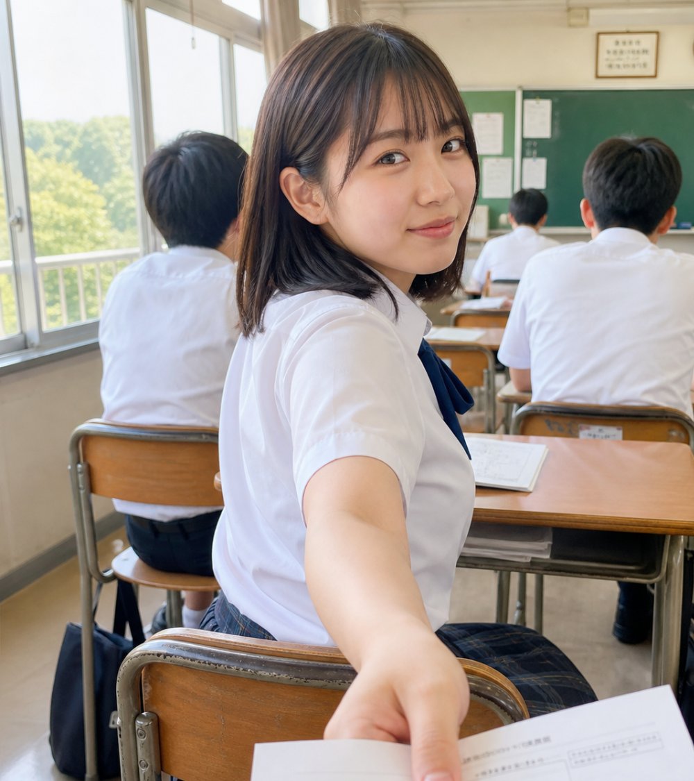 スカートの向こう側³ | AI写真集 tweet media