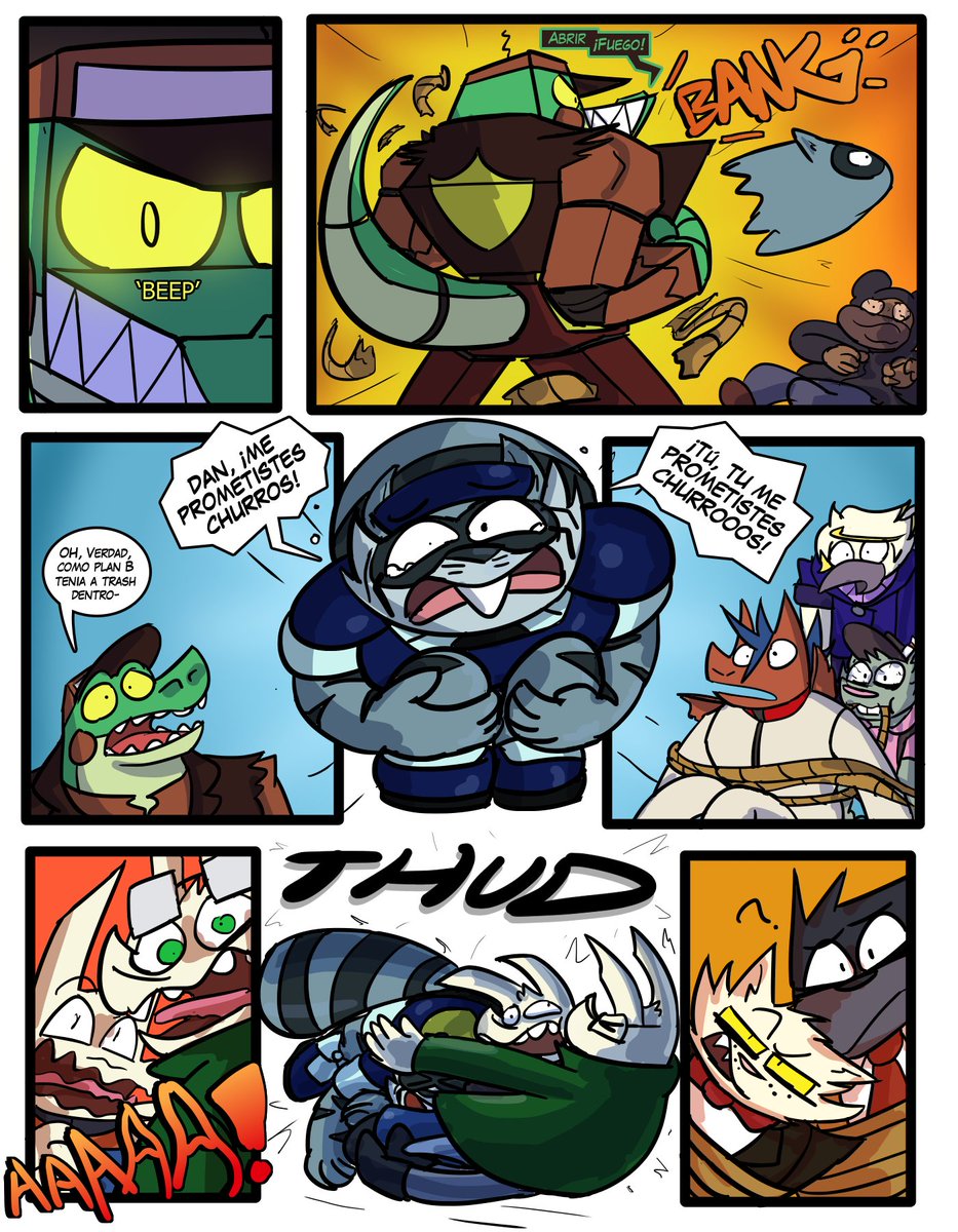 Blaggi_stu's tweet photo. y aqui tienen otras 4 paginas del capitulo 11 de rambo-kittan!! https://t.co/Z933puEHDw