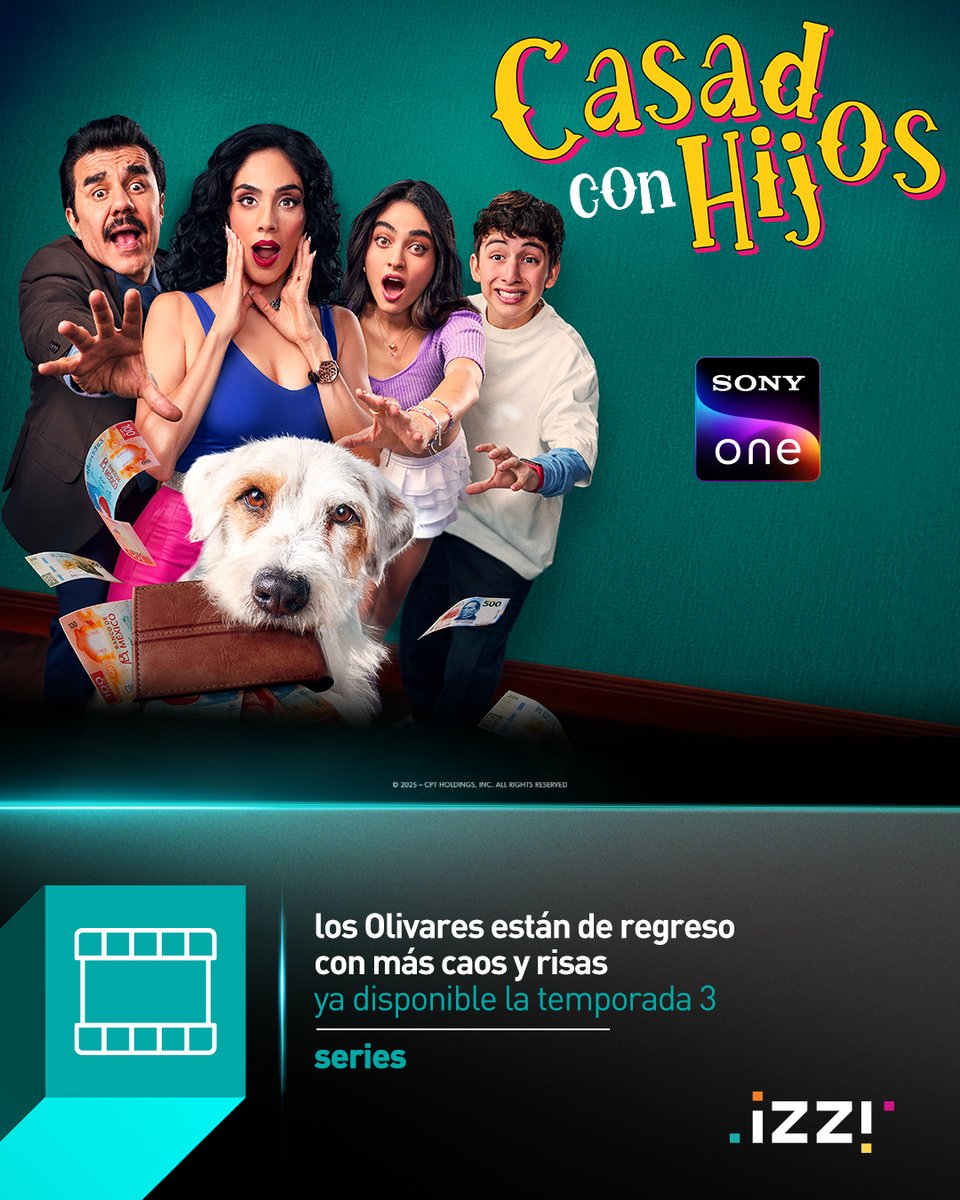 izzi_mx's tweet image. Más problemas y cero soluciones. Así vuelve Casados con hijos temporada 3 por #SonyOne. 😆🔥​

#NoMeLoPierdoEnizzi #Series