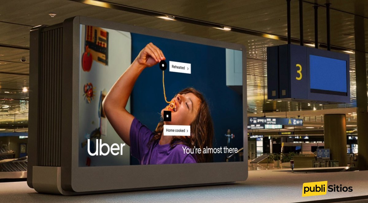 Aterrizar no es llegar.

Uber aparece justo cuando necesitas el ride. ✈️

#Uber #Publicidad #OOH #Estrategia