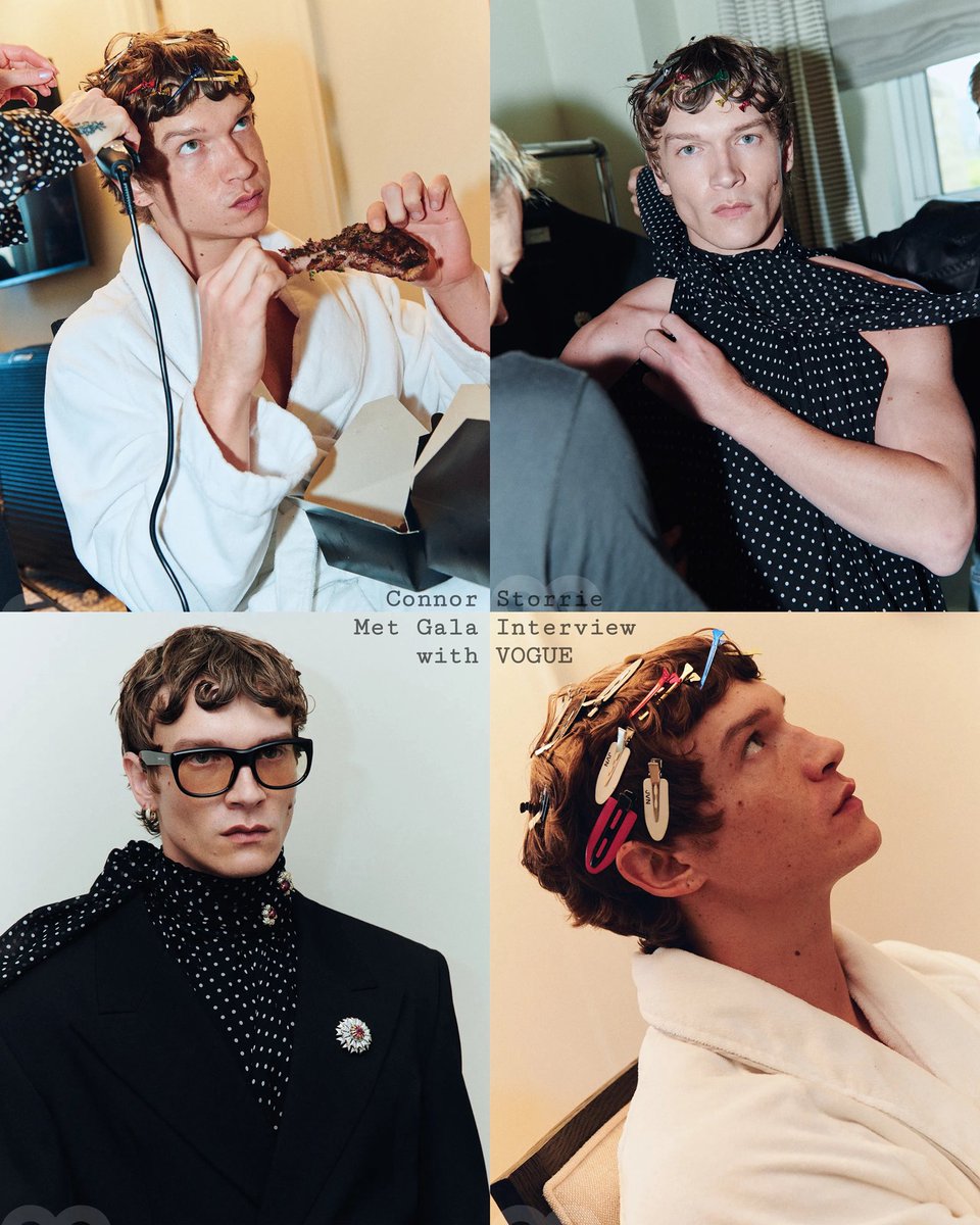 connybabykorea's tweet photo. 🎙️코너 스토리의 보그 인터뷰 한글 번역 타래
Connor Storrie Is ‘Really Not Nervous’ for His Met Gala Debut (VOGUE interview)

“이런 공간에 있으면 그저 있는 그대로의 제 모습으로 자연스럽게 흘러가듯 움직이고, 사람들과 이야기를 나눌 수 있는 것 같아요. 분명 아름다운 동물원이 될거에요.” https://t.co/OWOpRdbz53