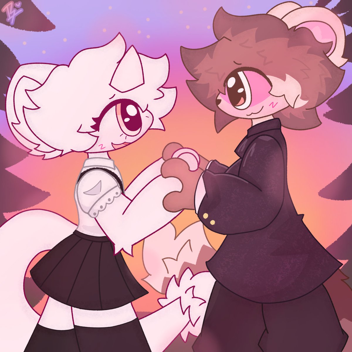JustRayRay_'s tweet photo. That look of yours cannot escape my attention..but why..? 💞💞
#furry #furryartwork #fursona #furrycouple #love https://t.co/XwEZtUIXKv