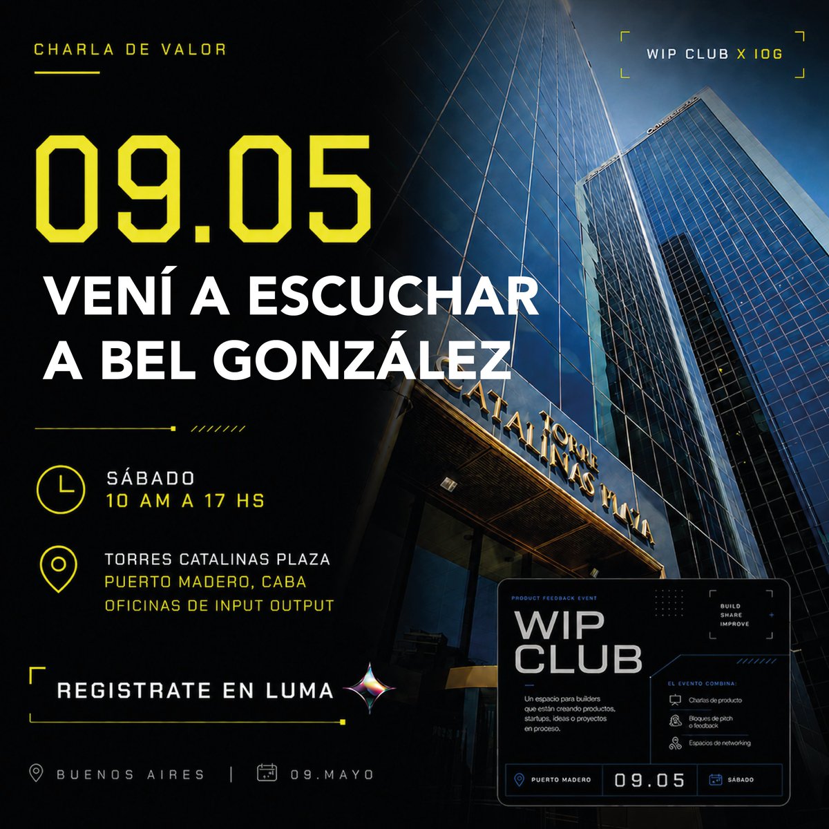 wipclubBsAs's tweet photo. Tu feature se copia en minutos.
Tu marca no.

Este 9 de mayo en WIP Club #3, @belgonzalezm de @paisanos_io viene a hablar sobre brand en la era del ship rápido: cómo dejar de ser “el mejor producto que nadie conoce”.

Registrate en Luma: https://t.co/zwjBAWAgF5 https://t.co/N3qKATnzW8
