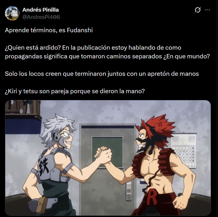 MHA Hater Out Of Context tweet media