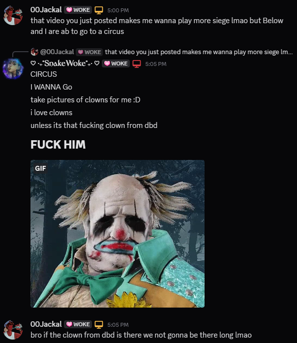 SnakeWoke's tweet photo. Me and my homies hate that stupid clown😡 https://t.co/3xUGNCE1YJ