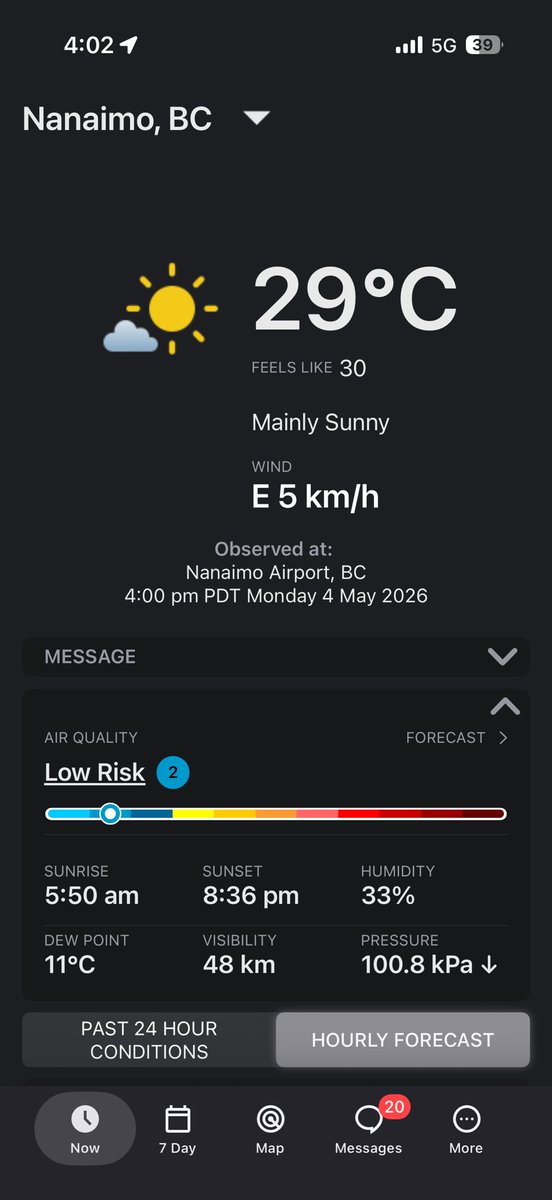 vlad_rad's tweet image. Warmest day of the year so far in Nanaimo, BC. 🥵 
#BCHeat #BCWx #Heatwave #ShareYourWeather #VancouverIsland