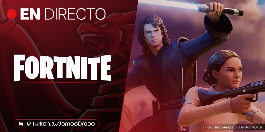 JamesDraco's tweet image. 🔴 EN DIRECTO | Fortnite &amp;amp; Dead by Daylight
#Maythe4thBeWithYou

🎮 Twitch: JamesDraco 🎮

#Twitch #TwitchStreamers #StarWars