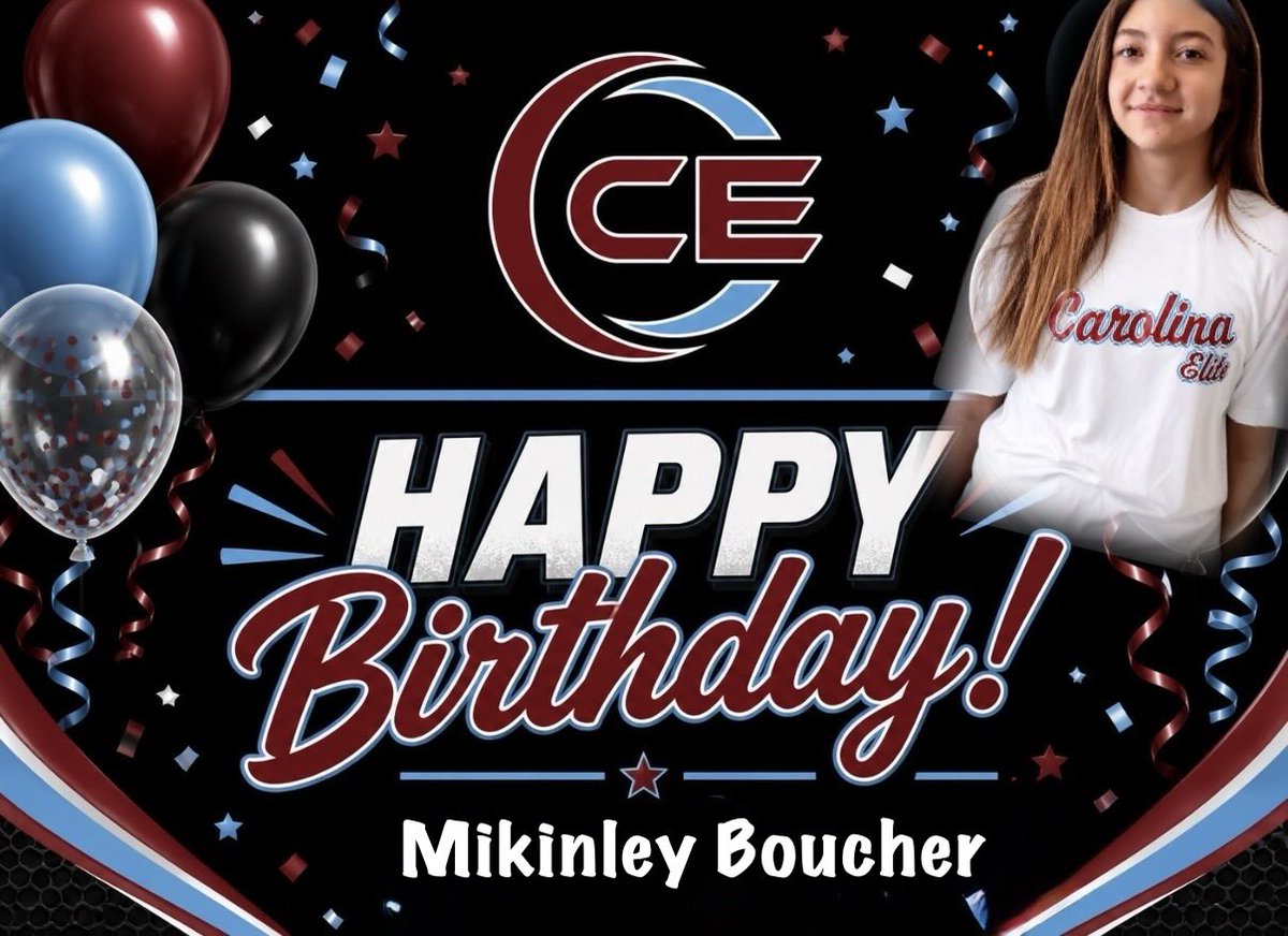 CEHalesBullard's tweet image. Wishing a very happy birthday to our #1️⃣2️⃣! 🎈🎂🍦🎈
#CarolinaElite #BeElite