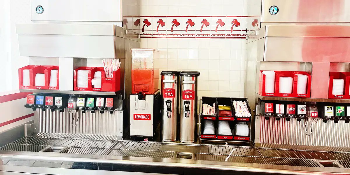 Unlike McDonald's, In-N-Out self-service fountain drinks are here to stay.