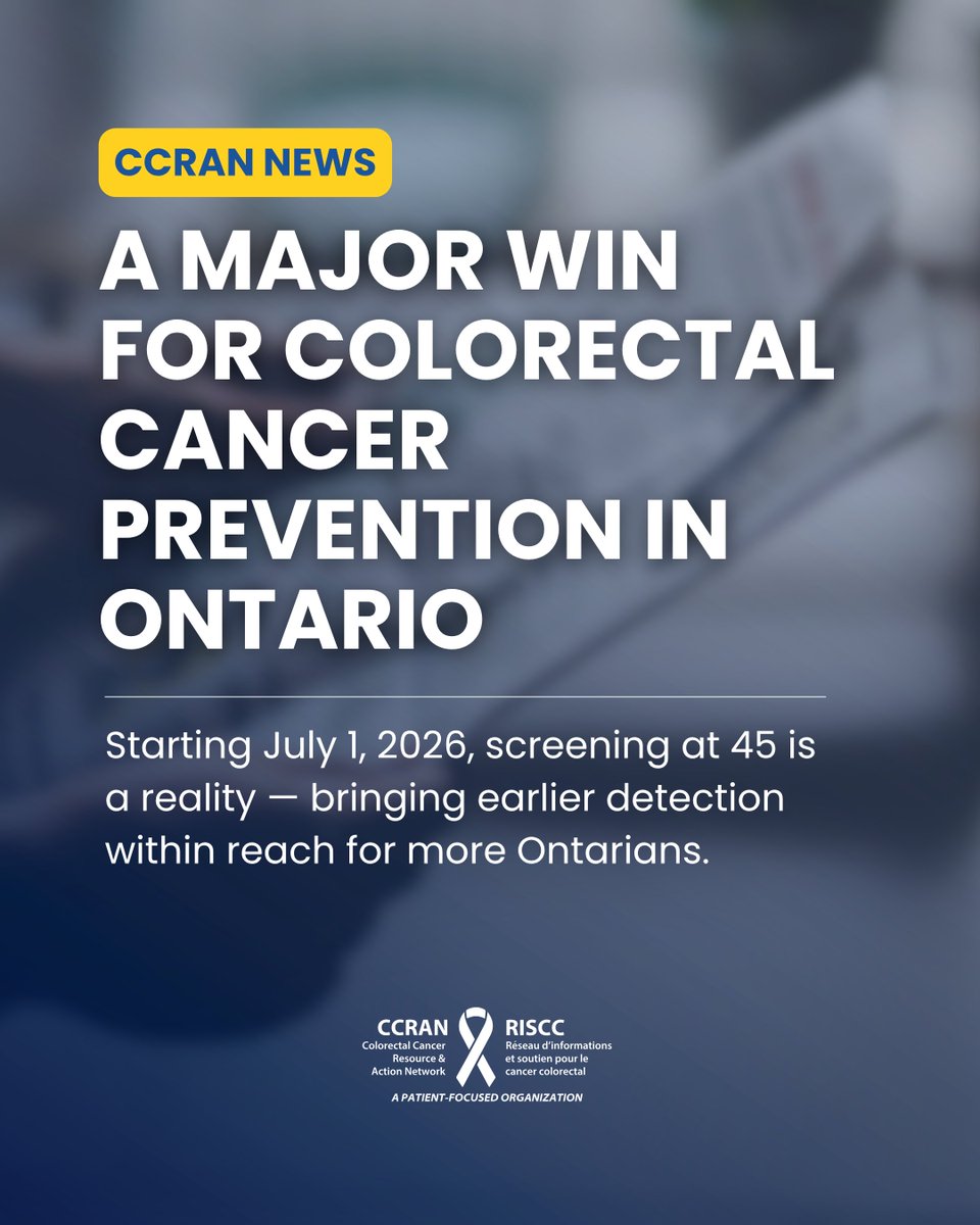Colorectal Cancer Resource & Action Network tweet media