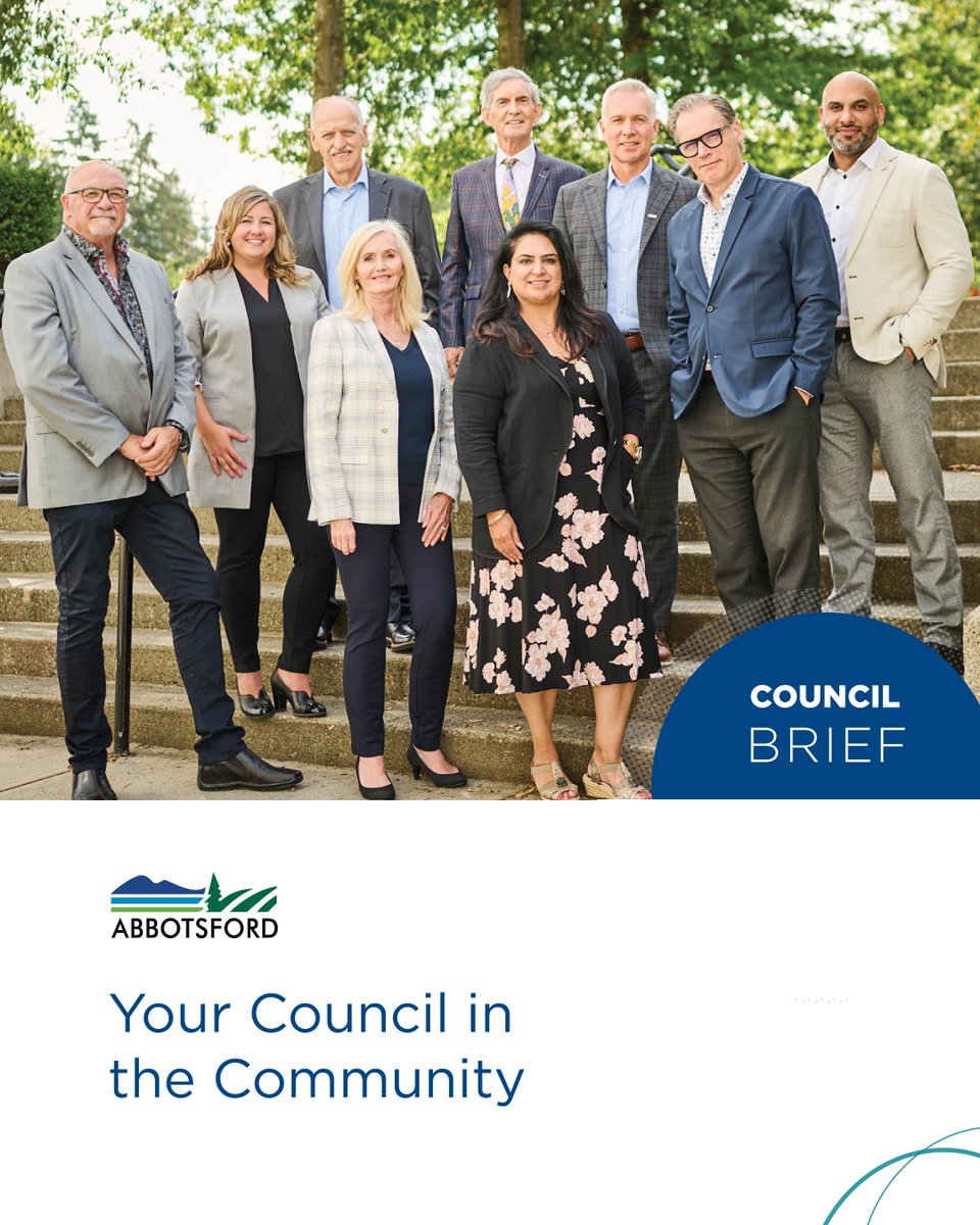 City_Abbotsford's tweet photo. Want to know what’s been happening around the Council table? 
April’s City Council meetings covered topics including:

🌿 Climate Resilience Strategy
📊 2025 financial statements
🎨 2026-2030 Public Art Workplan

Read: https://t.co/XQ0agP8Fru
Subscribe: https://t.co/ZDwj5GayBE https://t.co/2Z0DgKVIKb