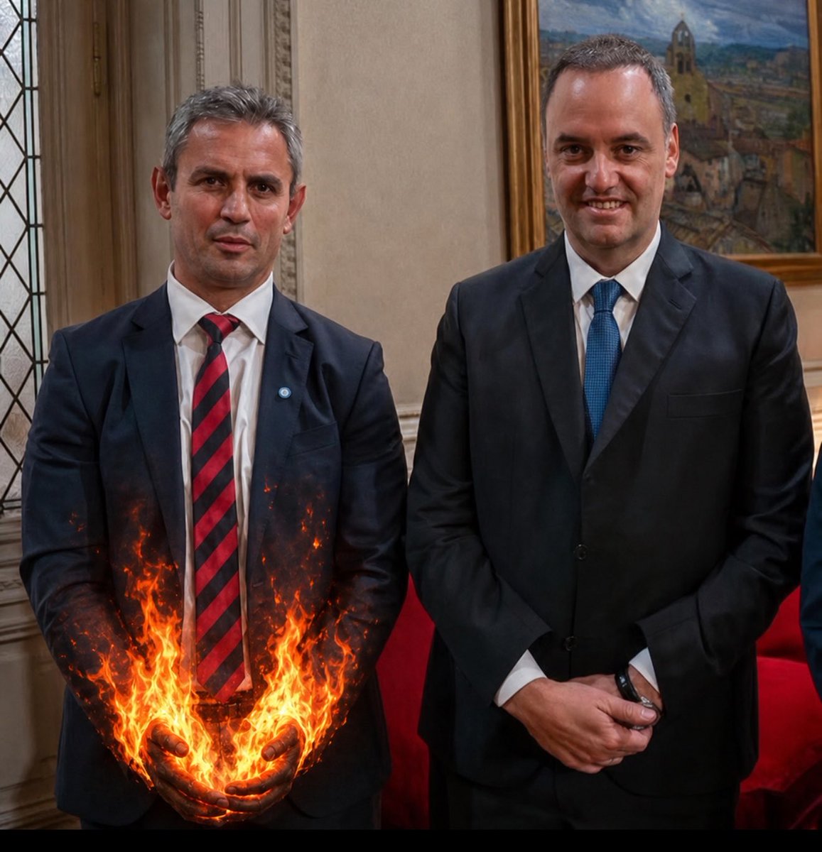 AdrianLaRioja's tweet image. Se acuerdan que @MenemMartin expresó que ponía las manos en el fuego por @madorni 

Bueno miren cómo está ahora