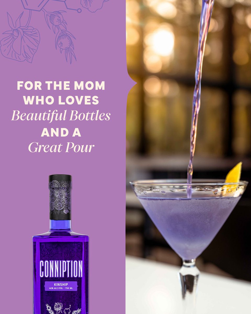 ConniptionGin's tweet photo. Mother’s Day is almost here, and Conniption makes gifting easy in the best way. 

Thoughtful, elevated, and beautiful on the table, it is the kind of bottle that feels just right for brunch hosts, cocktail lovers, and anyone who appreciates a Damn Fine pour. 🌸 https://t.co/Wk7IPvJYof