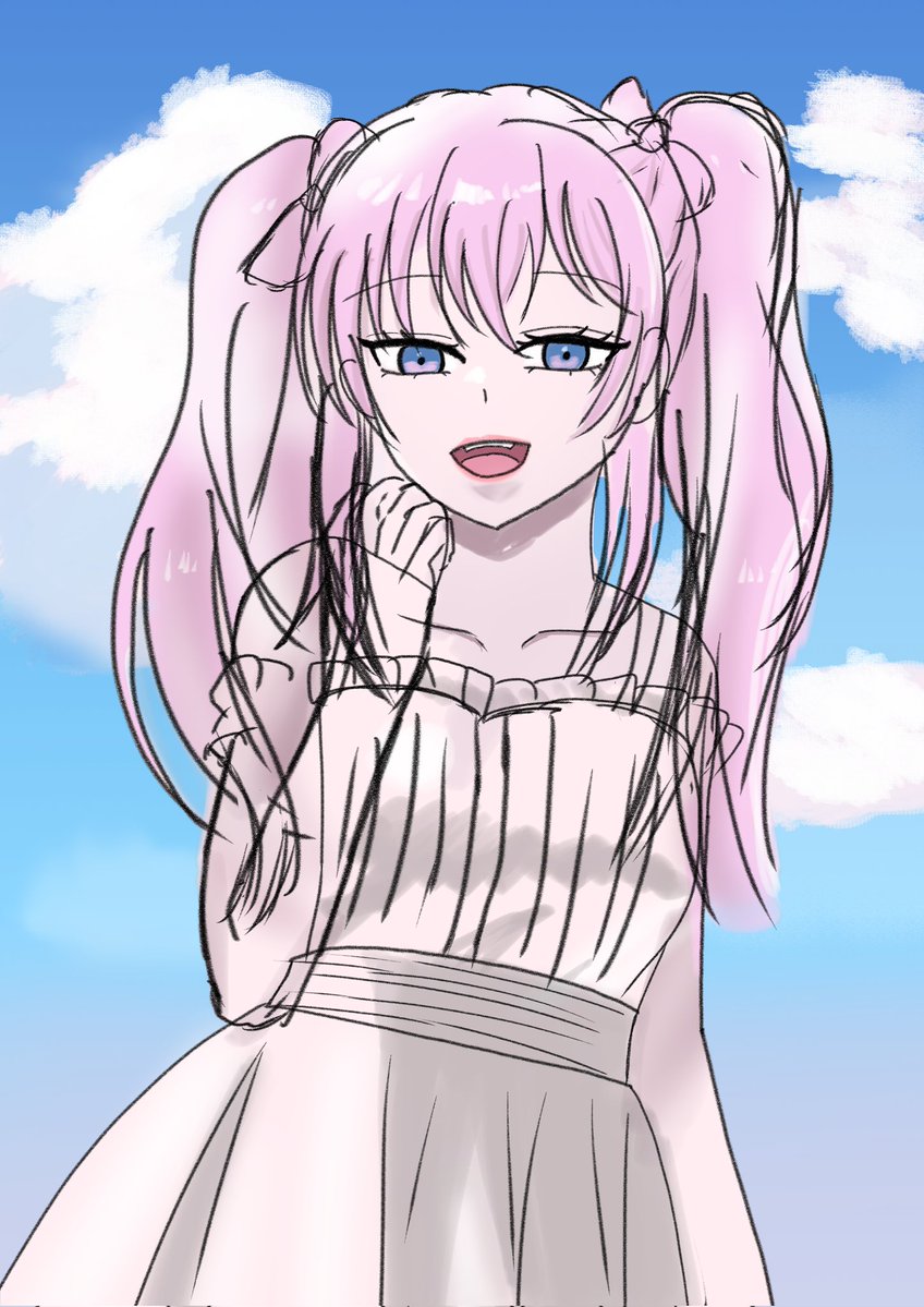 バニラ お絵描き挑戦中 tweet media