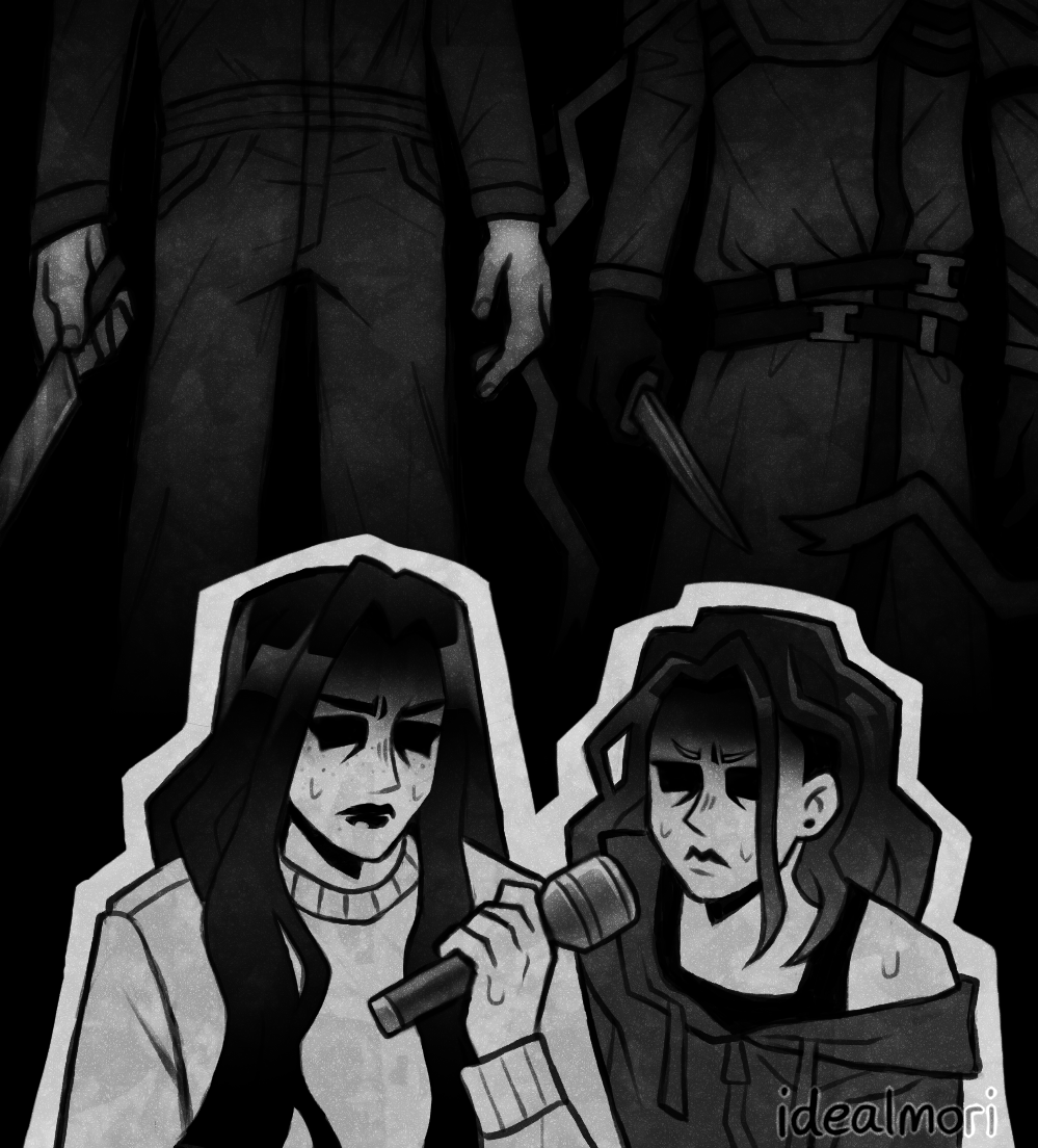 idealmori's tweet photo. i want michael in 2v8 so bad... #dbdghostface #dbdtheshape https://t.co/FI3aXDvoyC
