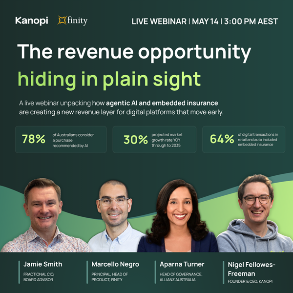 InAIToday's tweet photo. The revenue channel hiding in plain sight: Join @KanopiCover and Finity on their webinar to see how #AgenticAI is turning #embeddedinsurance into a first-mover advantage
https://t.co/zcxJjBwyUT #insurtech #insurance #AI #artificialintelligence #technology #AIagents #webinar https://t.co/vowW7BxyUo
