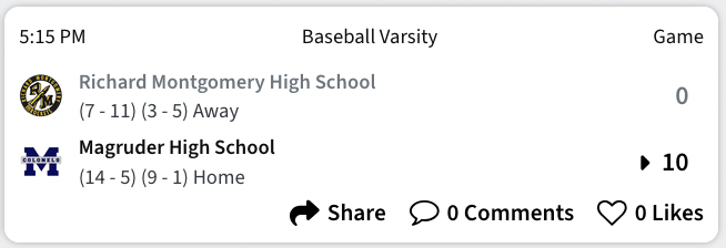 The MoCo Baseball Report tweet media