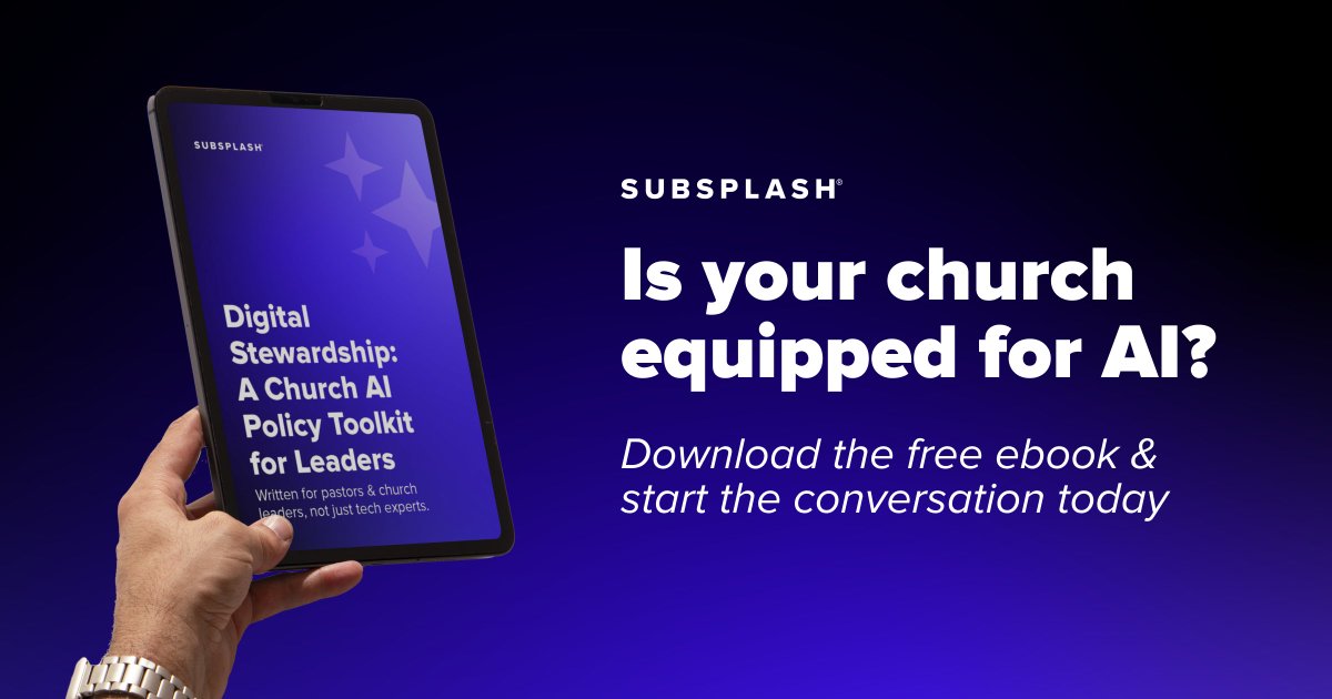 91% of church leaders support AI use in ministry, but only 6% have a policy in place. 😮

Is your church equipped to lead with wisdom &amp; clarity?
.
.
.
(Source: The 2025 State of AI in the Church Survey)