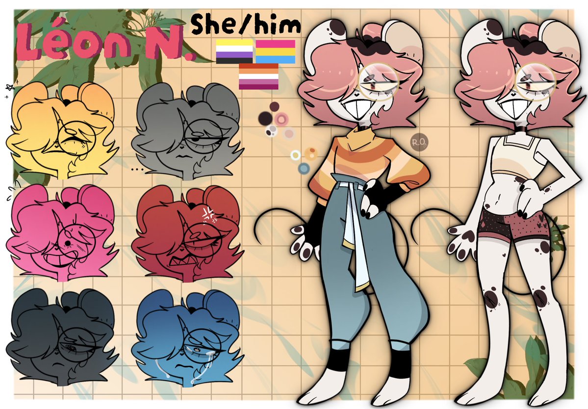 DarkcoshRO's tweet image. Today I am drawn new look like Oc’s 🐭🧀🌺 
Perfect my mouse "2026" I loved it, I'm very proud of myself. 
#drawn #ocart #Ocs #characterdesign #originalcharacter #originalcharacterart #Furry ( your like it my Art 🥰👍 )