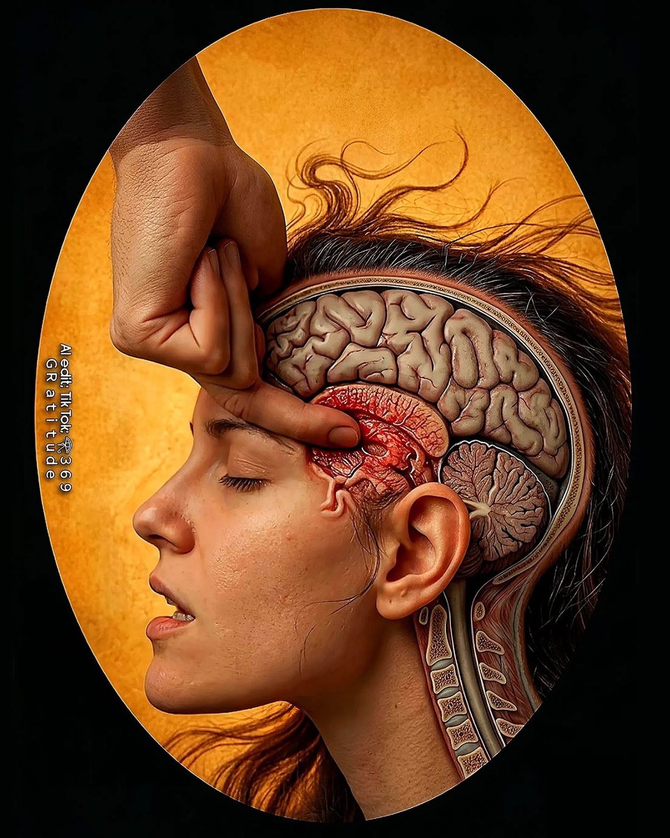 tmp_007's tweet photo. The Pineal Gland: Your Brain's Cosmic Antenna 📡 

Forget everything you know about standard biology for a moment. Deep in the geometric center of your brain sits a tiny, pine-cone-shaped "diamond" no bigger than a grain of rice. 
To a doctor, it’s a melatonin factory. To a yogi, it’s the Ajna Chakra—the "Command Center"—the literal hardware for your spiritual software.

When this "Third Eye" is calcified by stress or modern lifestyles, it’s like living with a smudged lens. But when it’s "switched on," the world shifts from black-and-white to high-definition.

The Science Meets the Sacred
Modern science calls it a photoreceptive organ. Even though it’s buried deep inside your skull, it reacts to light just like your eyes do. This is why you feel "off" when your sleep is wrecked.

The Chemical Key: The gland converts serotonin (the "feel-good" hormone) into melatonin at night.

The Spiritual Shift: In the silence of the dark, ancient sages believed this gland could produce even more "divine" chemicals—substances that allow for those "Aha!" moments and deep intuitive hits.

★How to "Hack" Your Third Eye—
If you want to unblock this energy and move past the "brain fog" of anxiety and indecision, you have to treat your pineal gland like a muscle.

1. The Vision Quest: Tratak
Instead of scrolling through a screen, try staring at a single candle flame.
The Goal: Gaze until your eyes water.
The Result: Those tears aren't just physical; they represent the washing away of mental debris. It forces your brain to stop processing "noise" and start focusing on "signal."

2. The Sound Bath: Nada Yoga
This is the ultimate mental "detox."
The Hack: Start by listening to the hum of your ceiling fan or a distant bird. Then, slowly "zoom in" until you are listening to the rhythm of your own heartbeat.
The Magic: You are essentially tuning your brain's radio to the frequency of the universe.

3. The Gravity Flip: Inversion Asanas
You don't need fancy equipment to "flush" your pineal gland. Use gravity:
Adho Mukha Svanasana (Downward Dog): Sends a fresh surge of oxygenated blood straight to the command center.
Uttanasana (Forward Fold): Literally lets the stress of the day "drop" off your shoulders, clearing the path for intuition.

The "Superpower" of Intuition
When your pineal gland is thriving, you stop "guessing" and start knowing. You move from a state of mistrust—where you overthink every text or career move—to a state of flow.
Think of it as upgrading your internal GPS. Why navigate life with a paper map when you can have a satellite view?