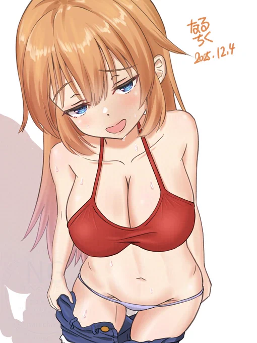 暑くなってきたので涼し気な シャーリーをどうぞ #ストライクウィッチーズ