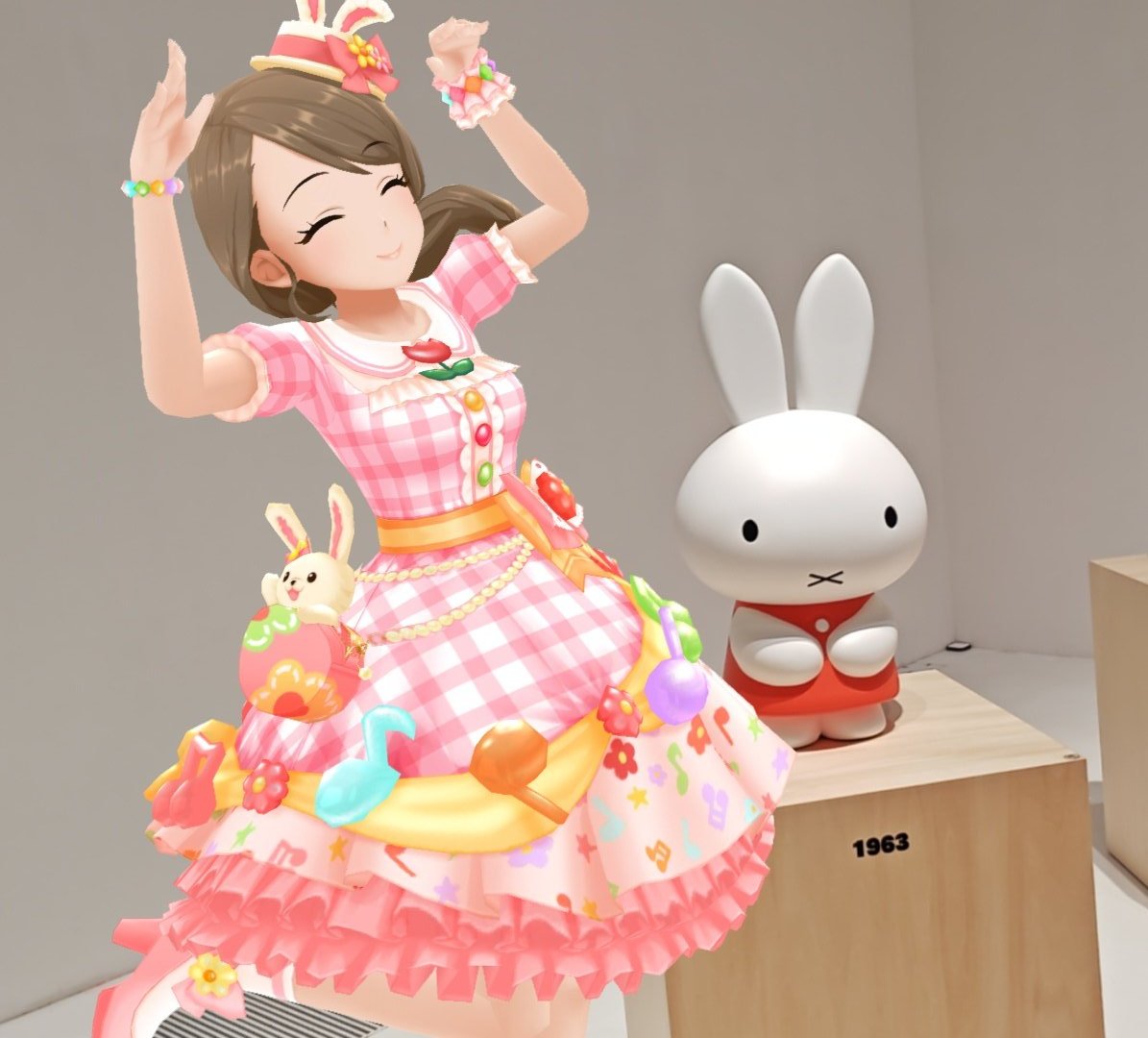 この子は『うさこちゃん』 亜里沙先生といつも一緒にいる子は『ウサコ