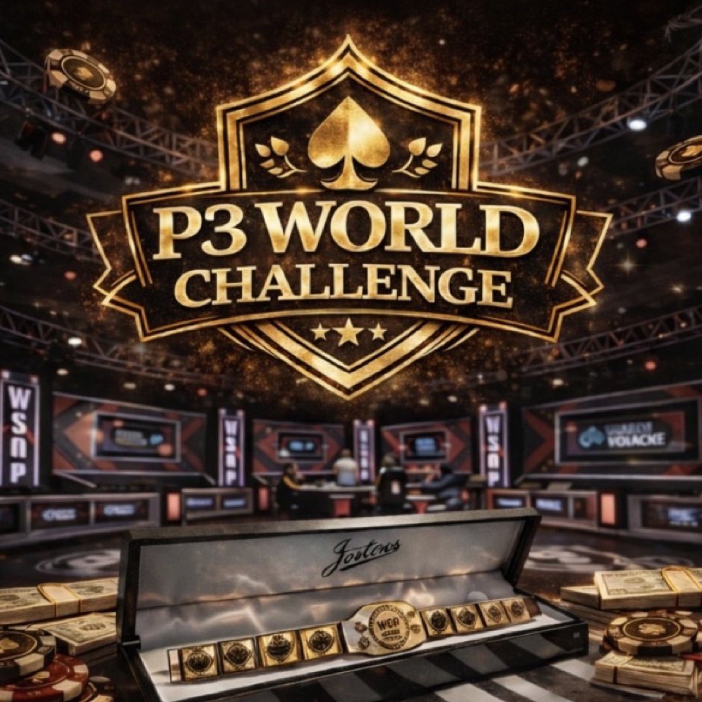 PokerRoomP3's tweet photo. ♠️告知&amp;リポストキャンペーン♠️

5/11(土)開催！
✨P3 WORLD CHALLENGE✨

このツイートを【引用リポストした方】の中から

1名様を無料⭐️
1名様を半額🔥
でご招待！😎

お待ちしております🙌

RT期間  
5/9(木)23:59まで
当選発表  5/10 https://t.co/lF0PkKOBjN