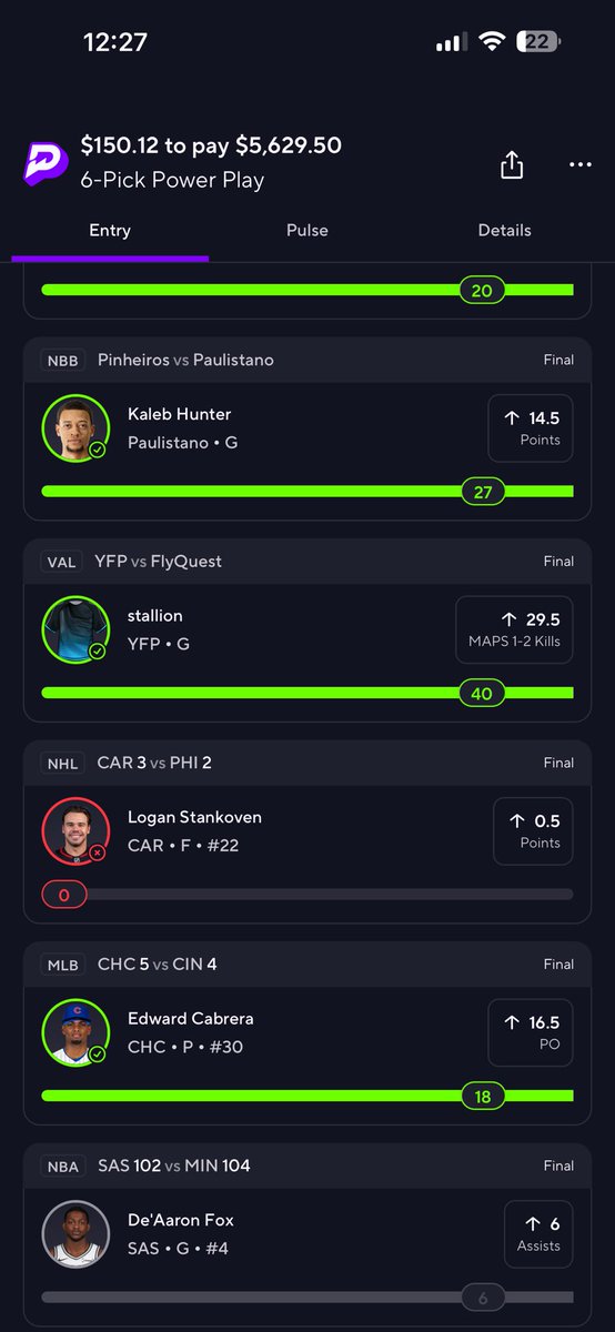 EricMax3292's tweet photo. @PrizePicks Always a change to stats after the game. 🤦🏾‍♂️ https://t.co/jR8uiWifeI