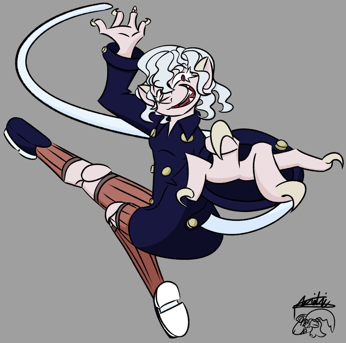 AcidicGeck0's tweet image. Drawing of Neferpitou from Hunter x Hunter I did because a friend of mine recommended me to draw them

(WARNING: I KNOW NOTHING ABOUT THE SHOW OR THIS CHARACTER SO I ENCOURAGE ANY AND ALL EDUCATION ON EITHER)

#digitalart #hunterxhunter #hunterxhunterneferpitou #neferpitou