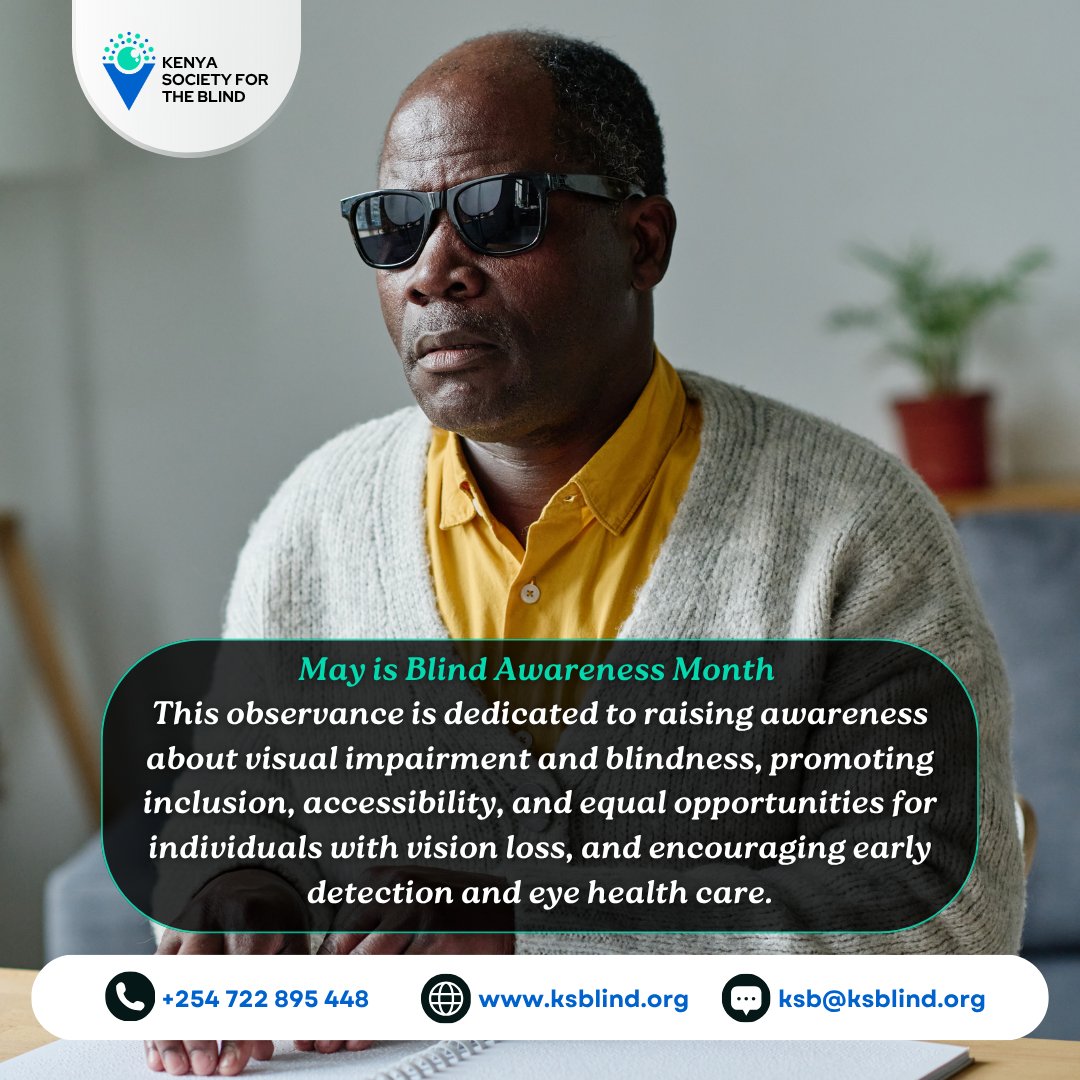 teamksblind's tweet photo. As we observe #BlindAwarenessMonth this May, KSB is focused on fostering professional and social inclusion. Accessibility isn't just a feature; it's a right that ensures equal opportunity for individuals with visual impairment.
#KSBat70 #InclusionForAll https://t.co/aCBJGc2m1j