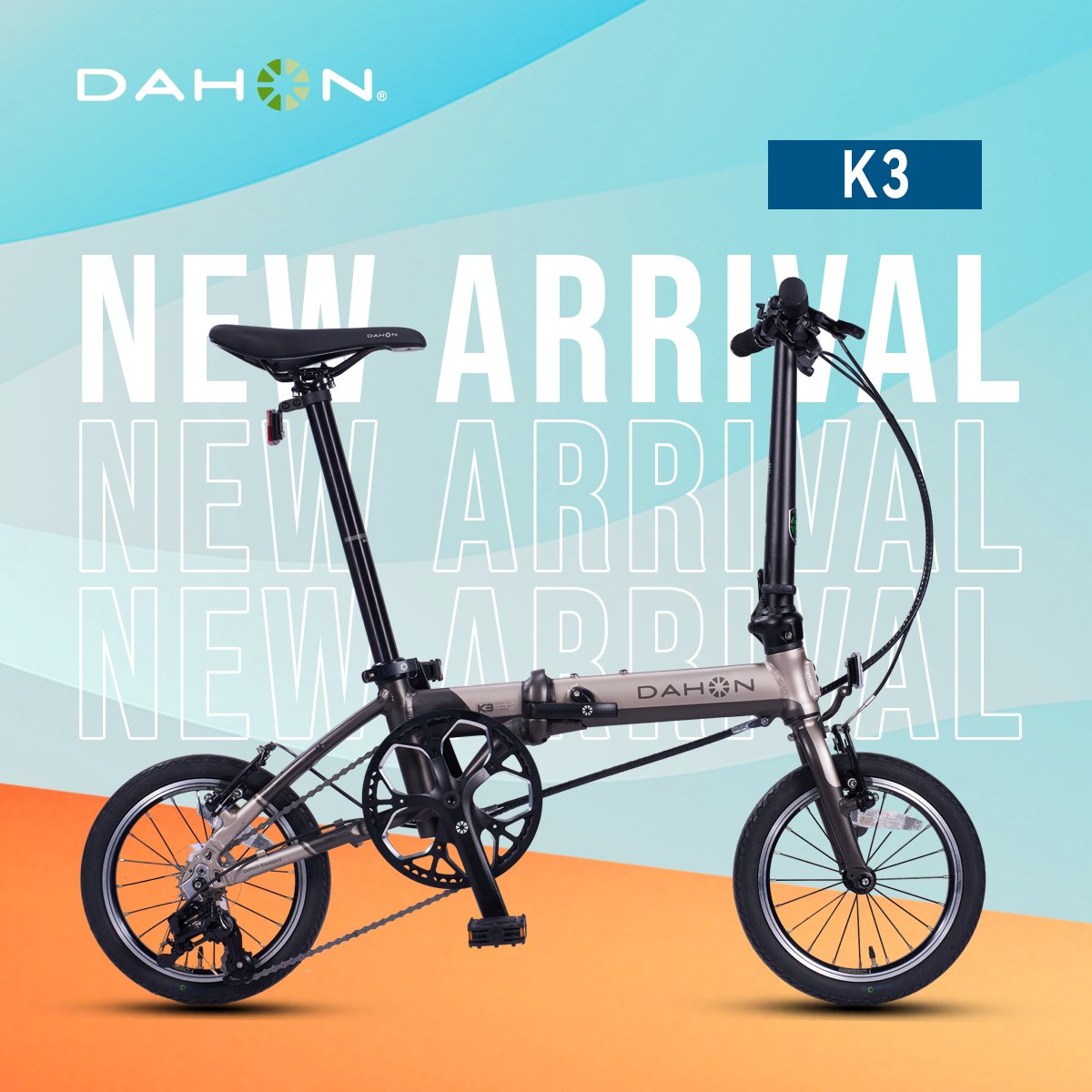 dahonbicycles's tweet image. NEW ARRIVAL ALERT: The DAHON K3 is here, and it’s built for your on-the-go life.
✅ 17 lbs featherlight aluminum frame 
✅ 14" compact fold for cars, apartments &amp;amp; beyond
✅ 3-speed drivetrain for smooth city rides &amp;amp; easy hills
👉usa.dahon.com/collections/ne…...
#DAHON #NewArrival #K3