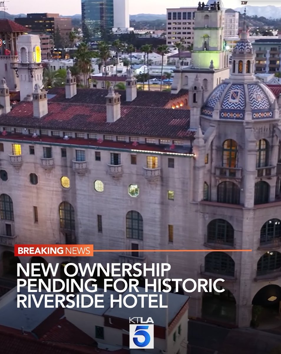 KTLA's tweet photo. The Yuhaaviatam of San Manuel Nation announced Monday that it has entered into an agreement to purchase the 150-year-old hotel.

Read more: https://t.co/x2Odzd9Lw7 https://t.co/mwj3X6i5dz